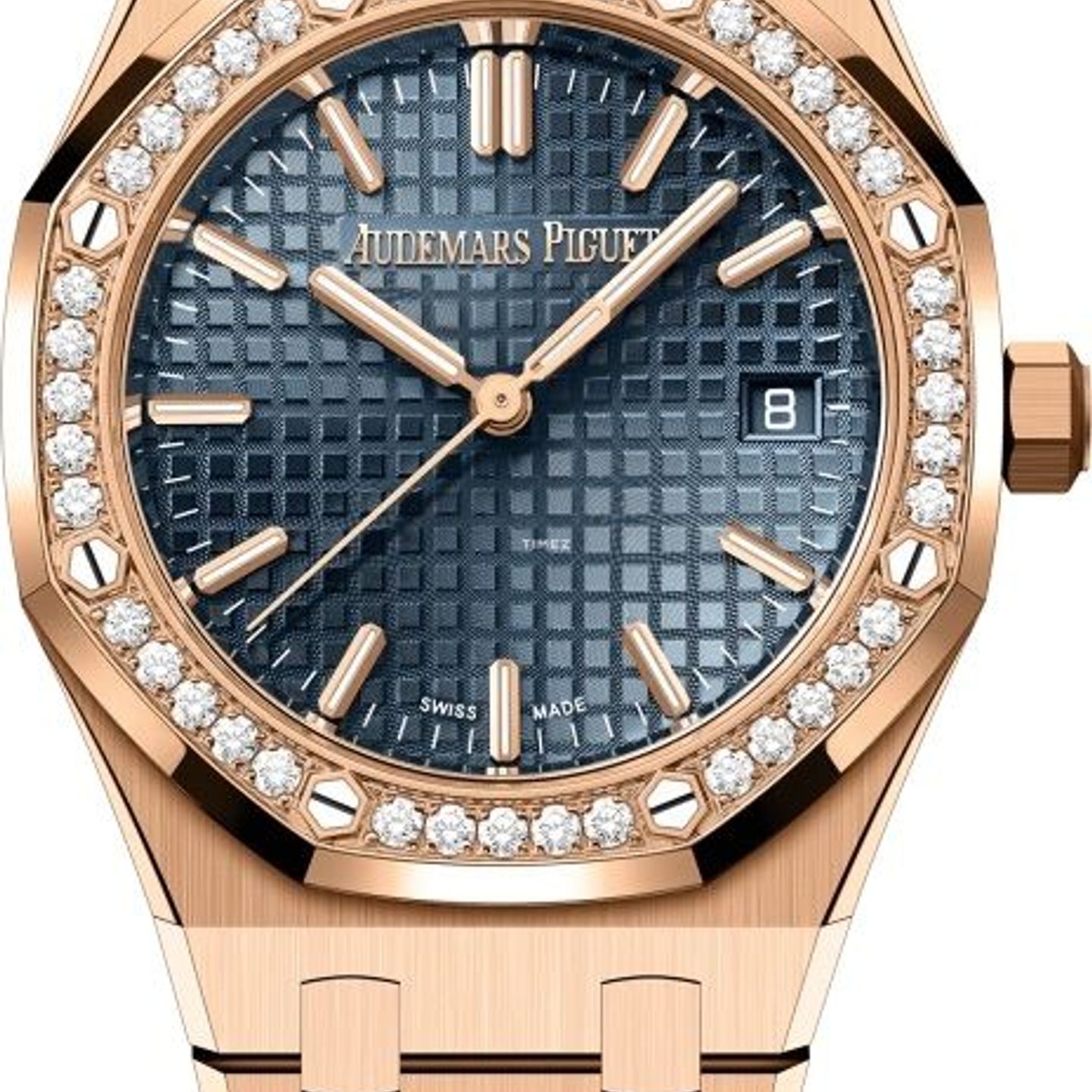 Audemars Piguet Royal Oak Selfwinding 77451OR.ZZ.1361OR.04 (2024) - Blauw wijzerplaat 34mm Roségoud (1/1)