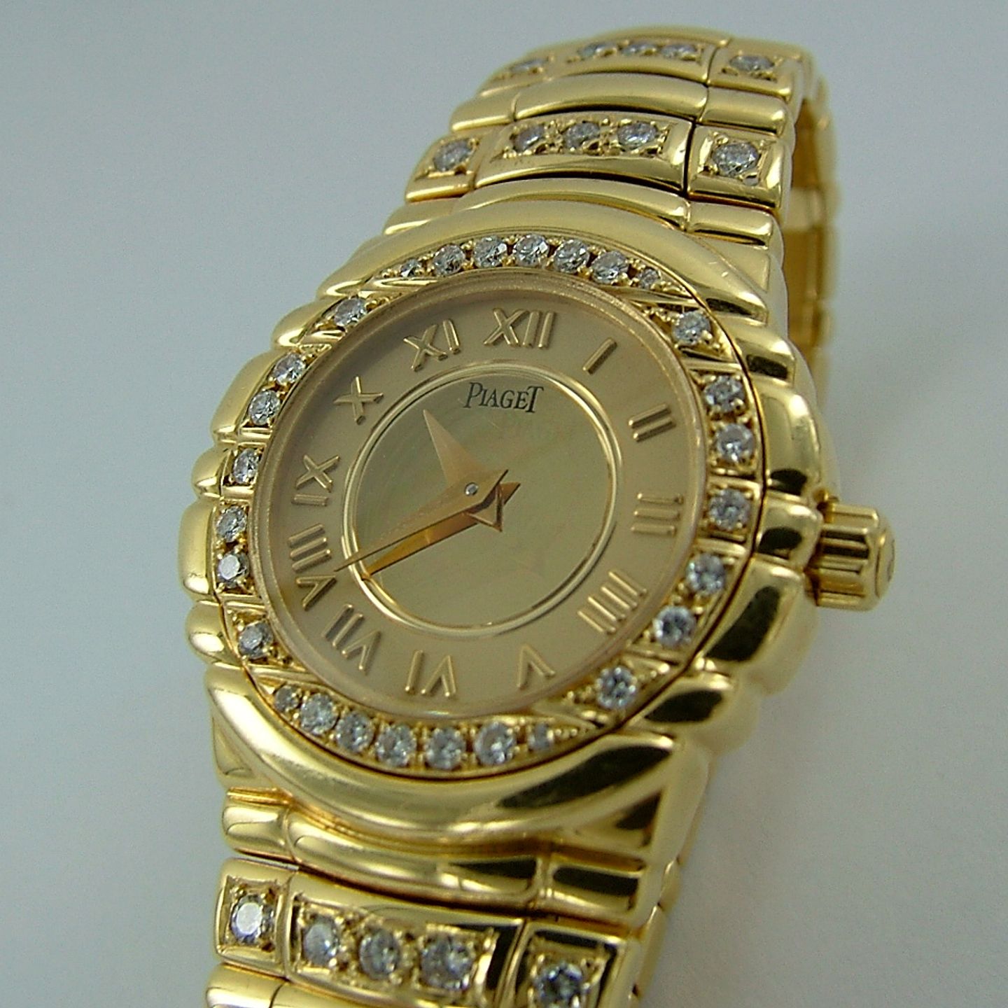 Piaget Unknown - (2004) - Gold dial 25 mm Yellow Gold case (4/8)