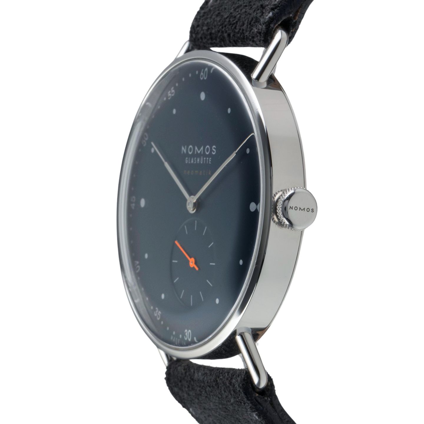 NOMOS Tetra 446 (Onbekend (willekeurig serienummer)) - Groen wijzerplaat 30mm Staal (6/8)