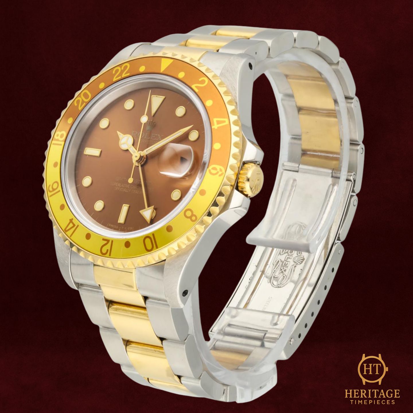 Rolex GMT-Master II 16713 (Unknown (random serial)) - 40 mm Gold/Steel case (3/8)