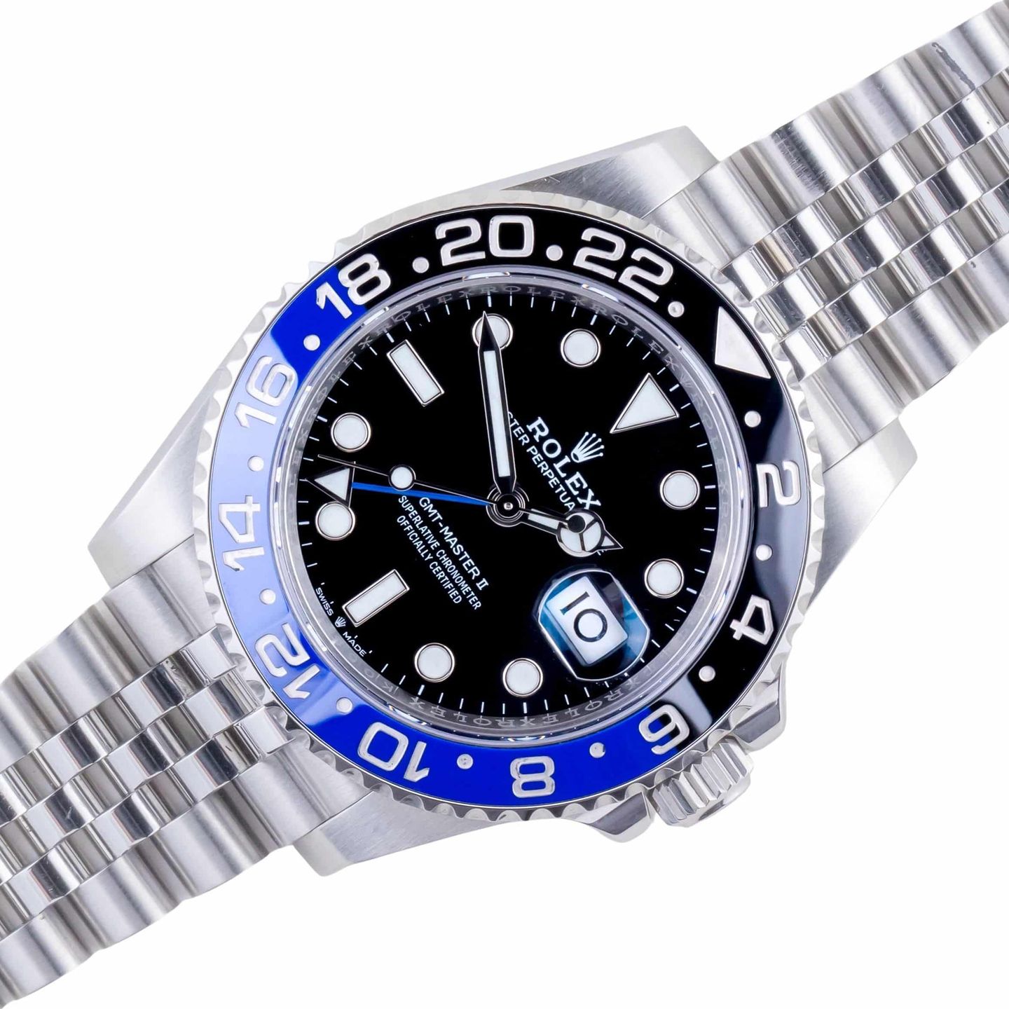Rolex GMT-Master II 126710BLNR (2022) - Zwart wijzerplaat 40mm Staal (1/8)