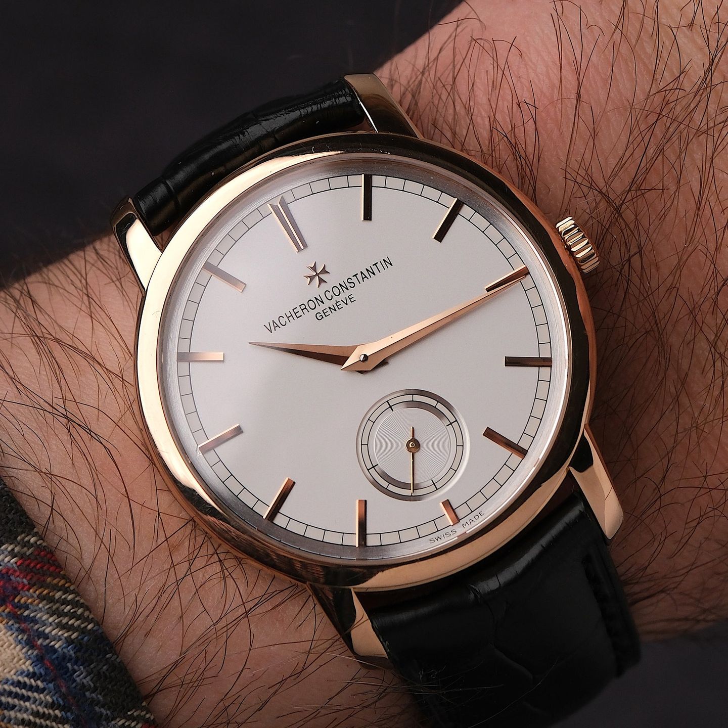Vacheron Constantin Traditionnelle 82172/000R-9382 (Unknown (random serial)) - Silver dial 38 mm Rose Gold case (2/7)