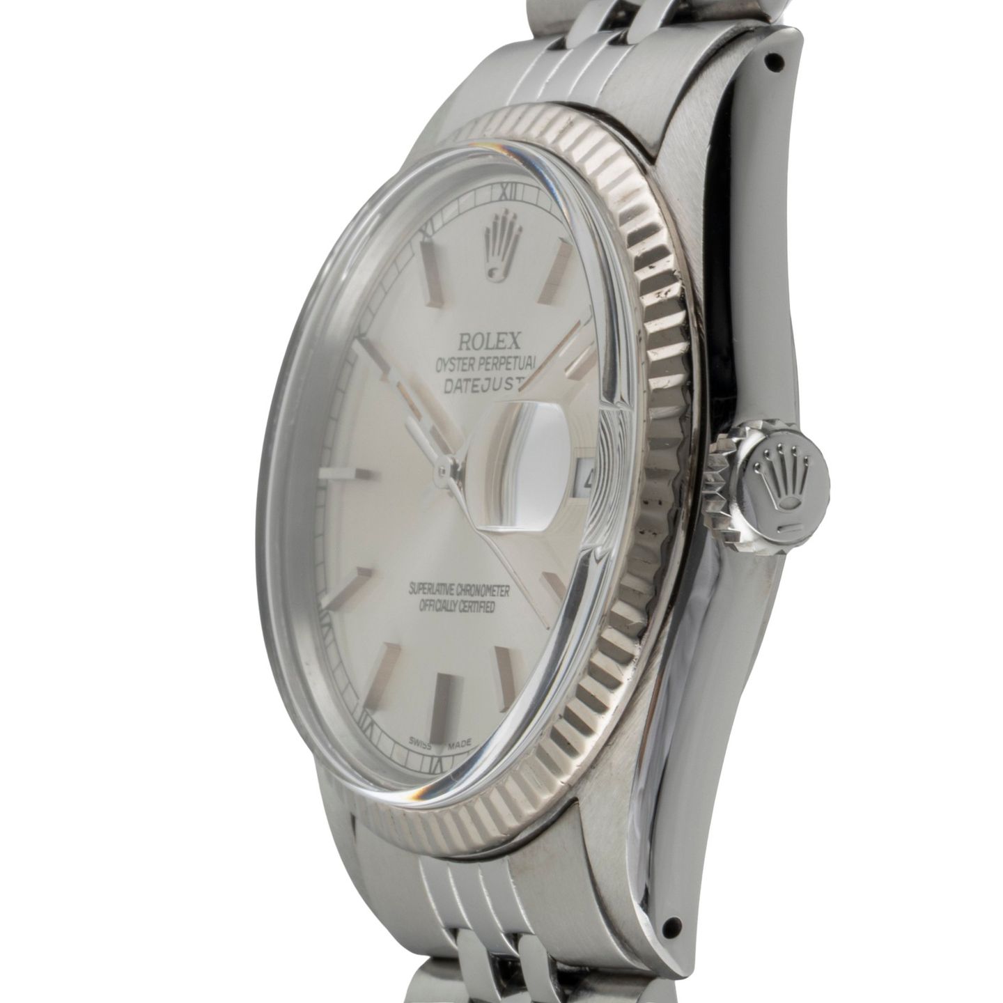 Rolex Datejust 36 16014 (1984) - Zilver wijzerplaat 36mm Staal (6/8)