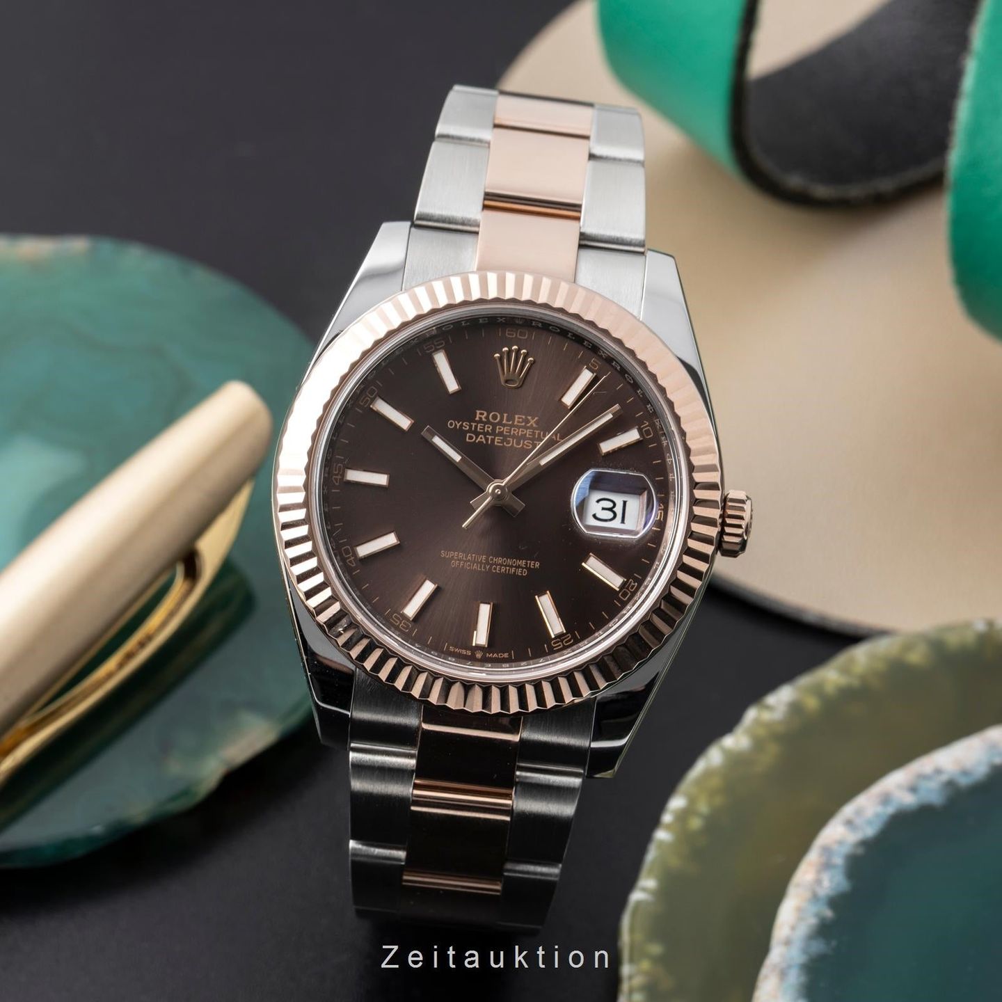 Rolex Datejust 41 126331 (Unknown (random serial)) - Brown dial 41 mm Steel case (3/8)