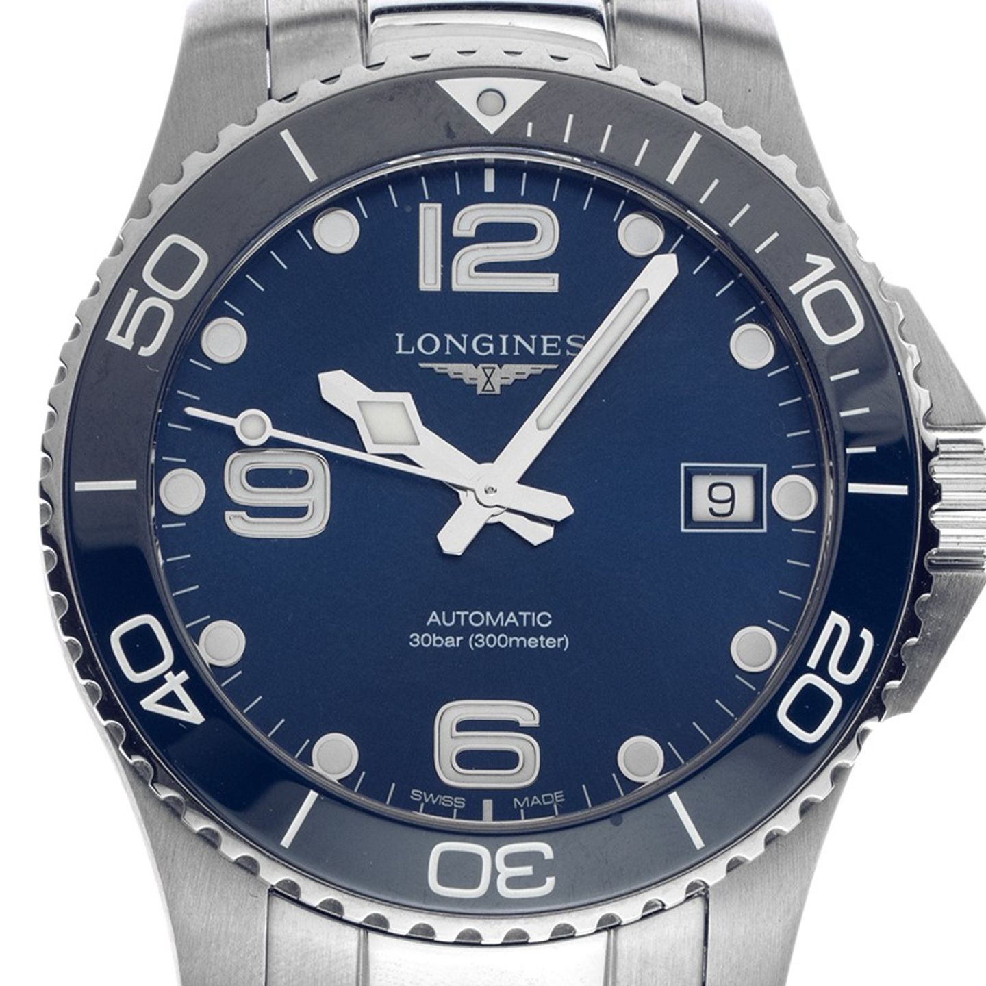 Longines HydroConquest L3.780.4.96.6 (2025) - Blauw wijzerplaat 39mm Staal (1/7)