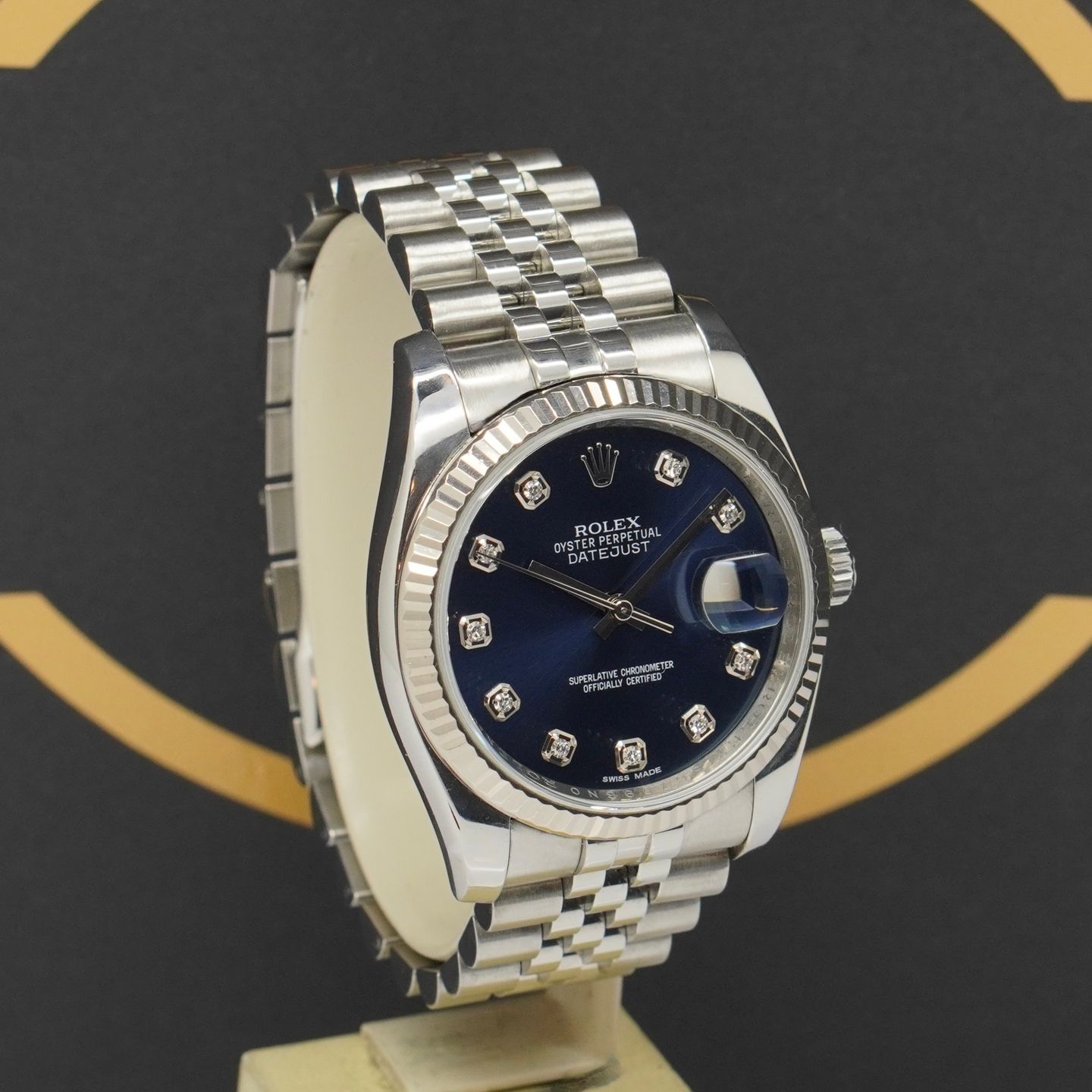 Rolex Datejust 36 116234 (2016) - Blue dial 36 mm Steel case (2/7)