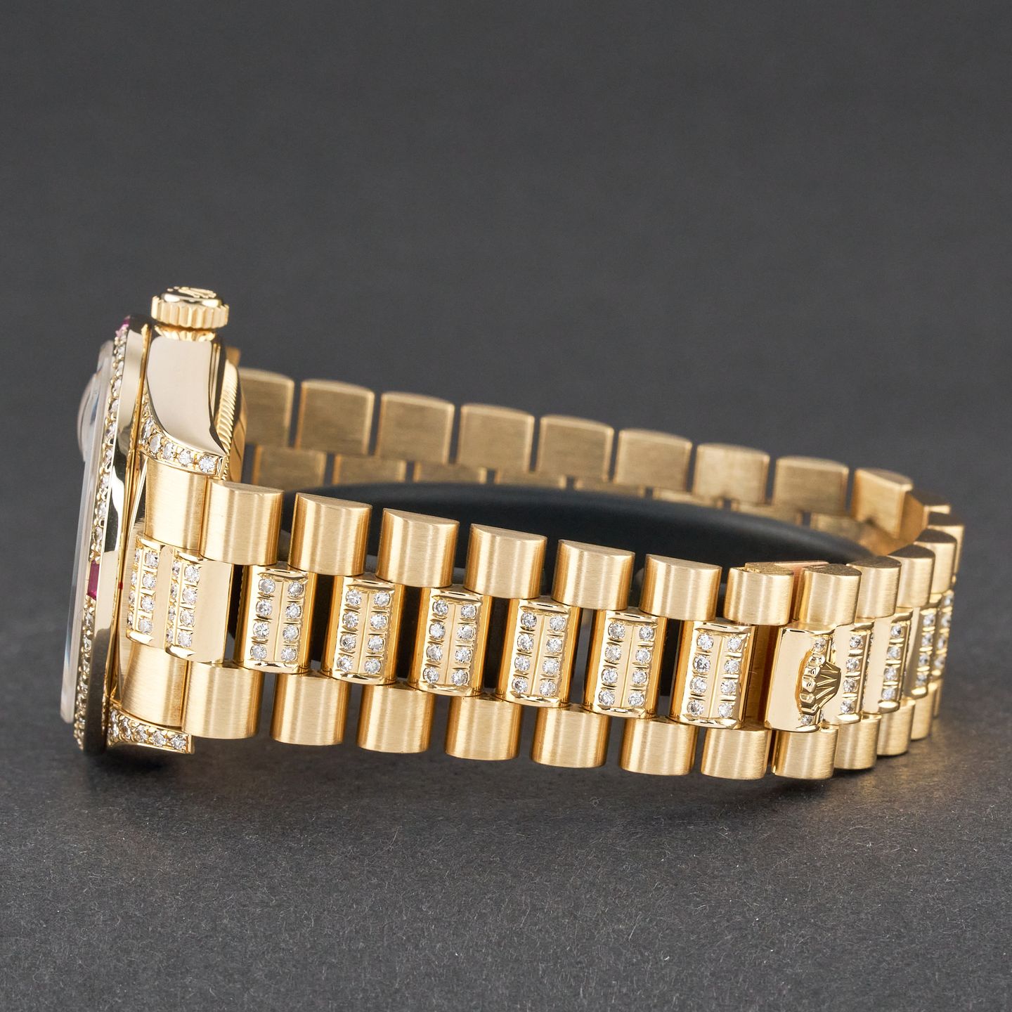 Rolex Day-Date 36 18238 (1991) - Red dial 36 mm Yellow Gold case (5/8)
