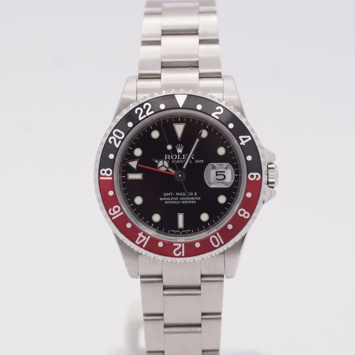 Rolex GMT-Master II 16710 (2004) - Zwart wijzerplaat 40mm Staal (2/8)