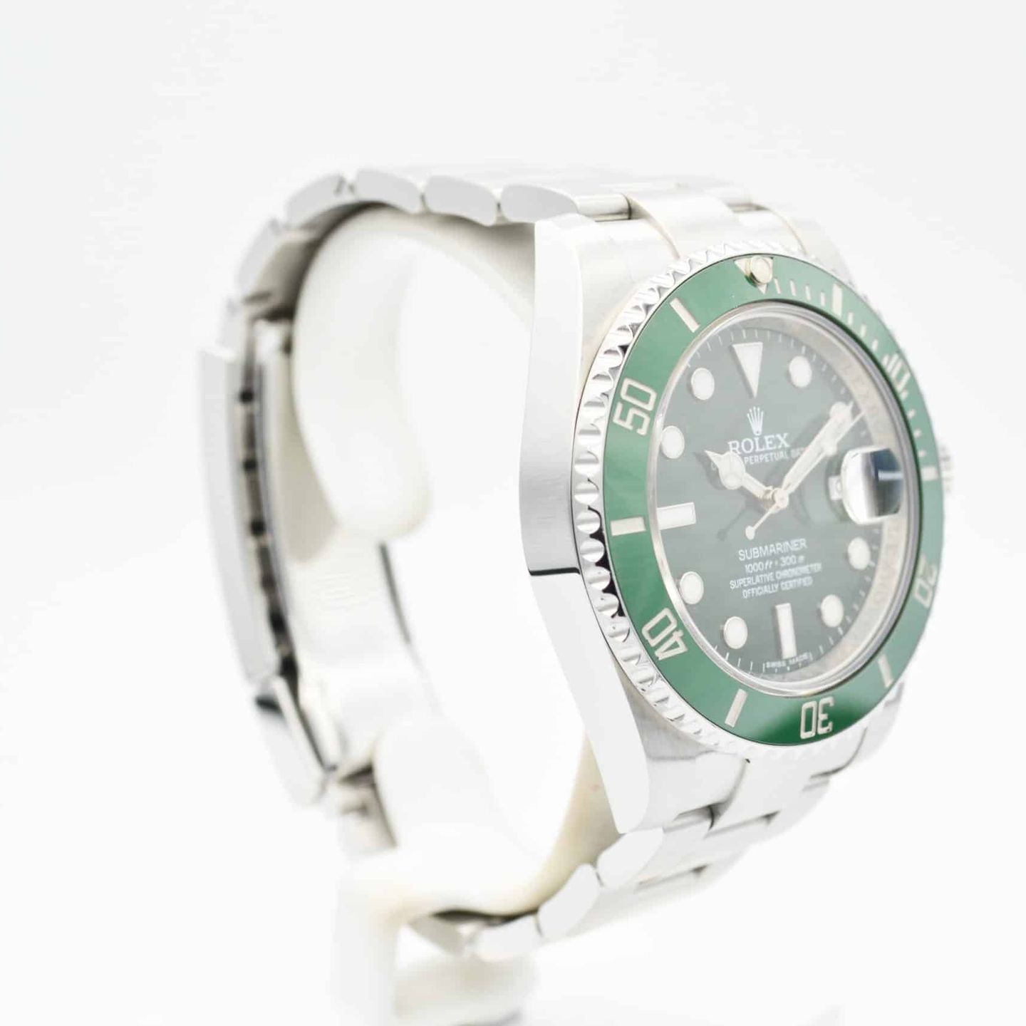 Rolex Submariner Date 116610LV (2013) - Groen wijzerplaat 40mm Staal (6/7)