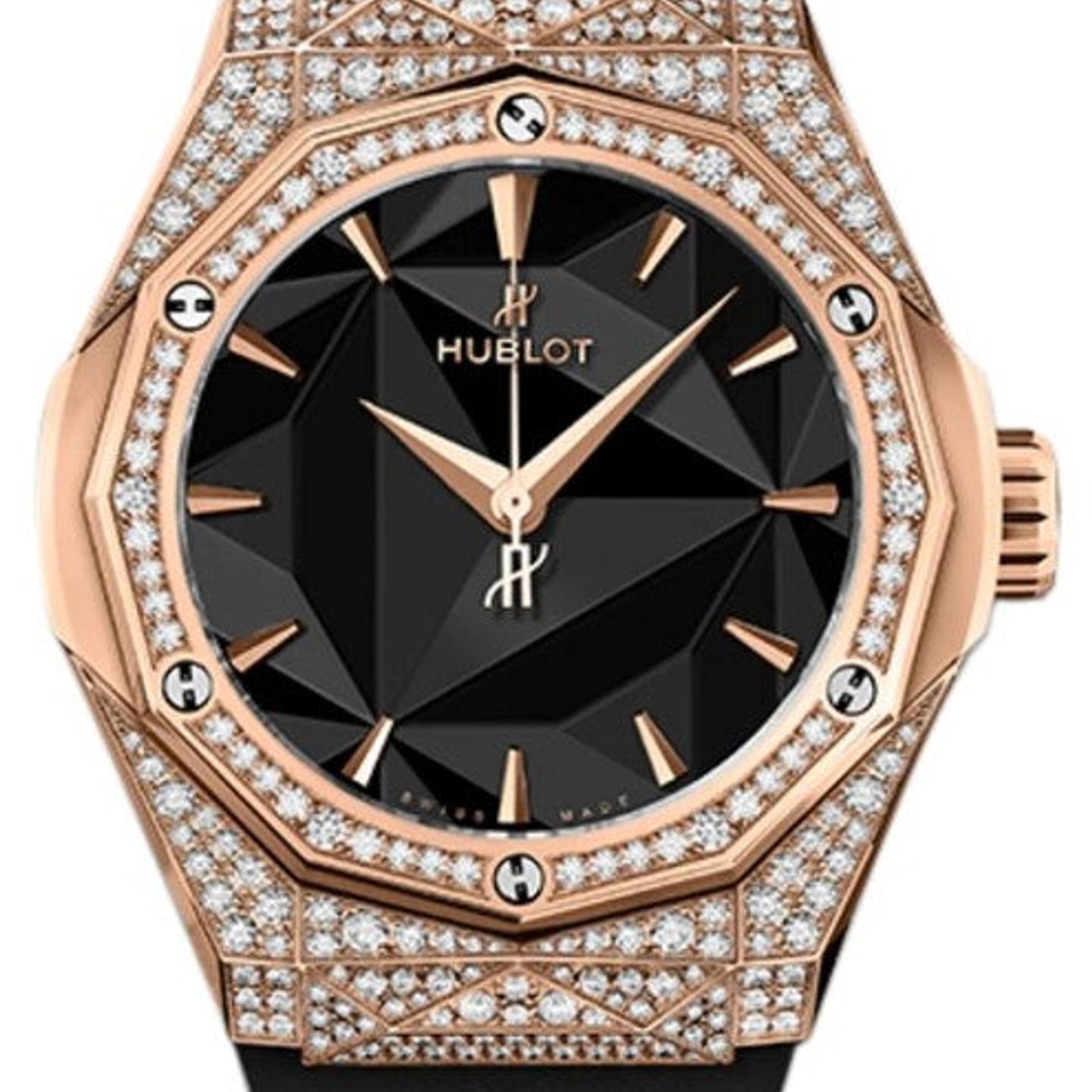 Hublot Classic Fusion 550.OS.1800.RX.1604.ORL19 (2026) - Black dial 40 mm Rose Gold case (1/1)