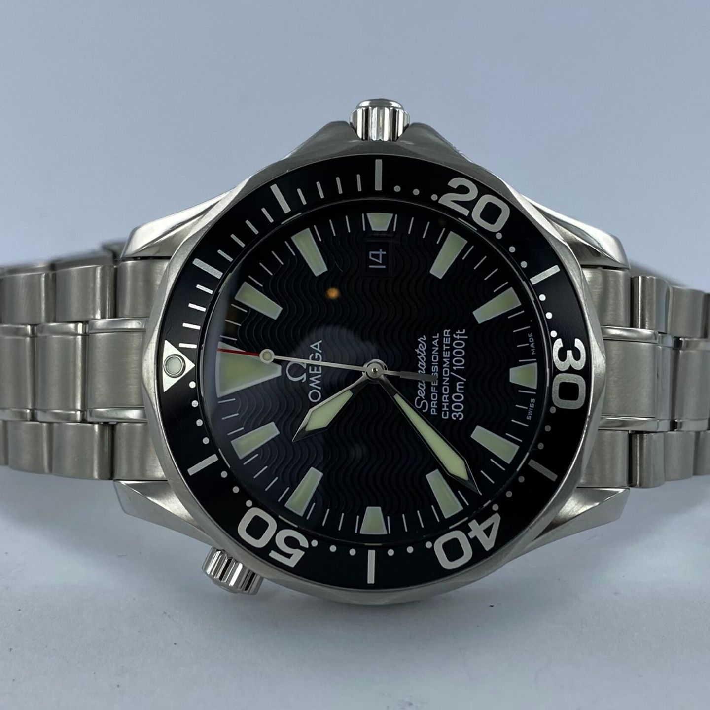 Omega Seamaster Diver 300 M 2254.50.00 (2004) - Zwart wijzerplaat 41mm Staal (1/7)