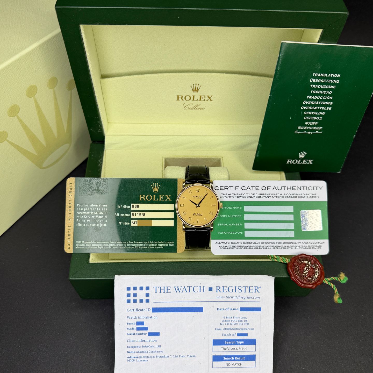 Rolex Cellini Time 5115 - (3/8)