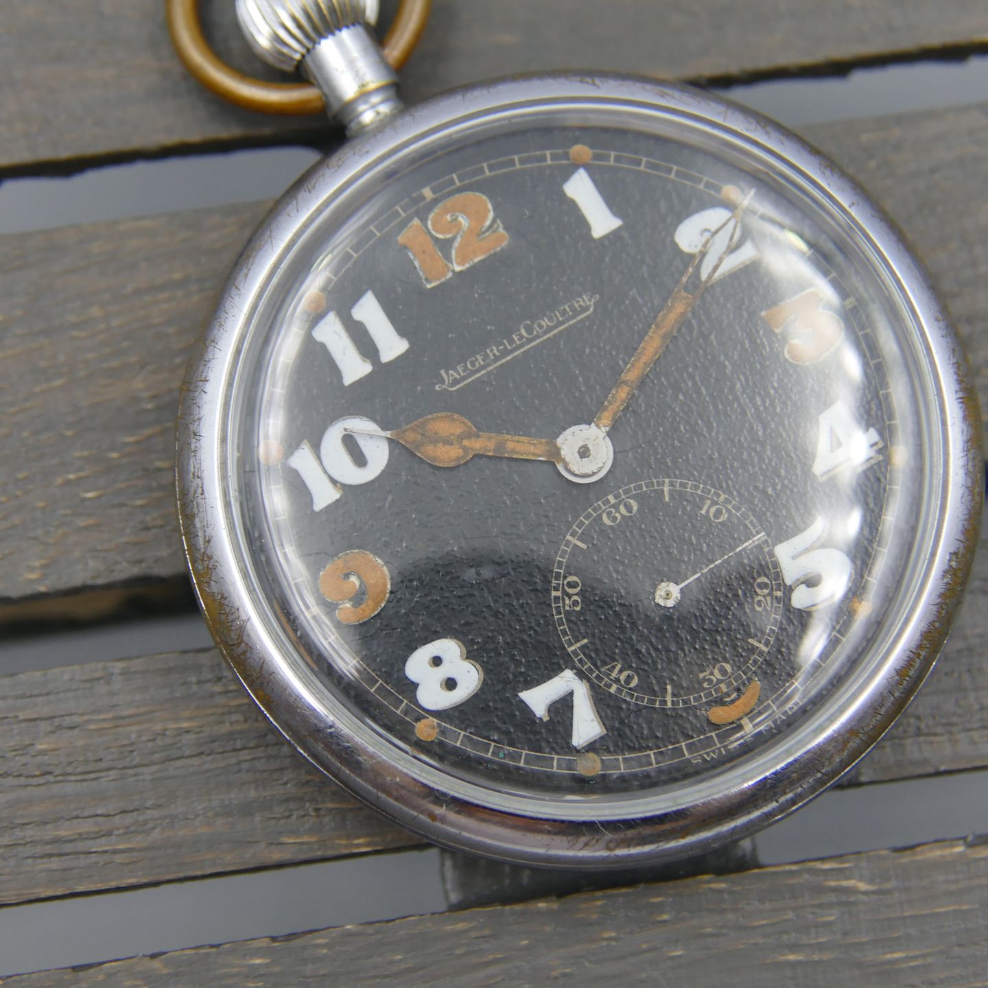 Jaeger-LeCoultre Vintage 40's vintage pocket watch WW2 Jaeger-LeCoultre British military cal 467 G.S.T.P. - (7/8)