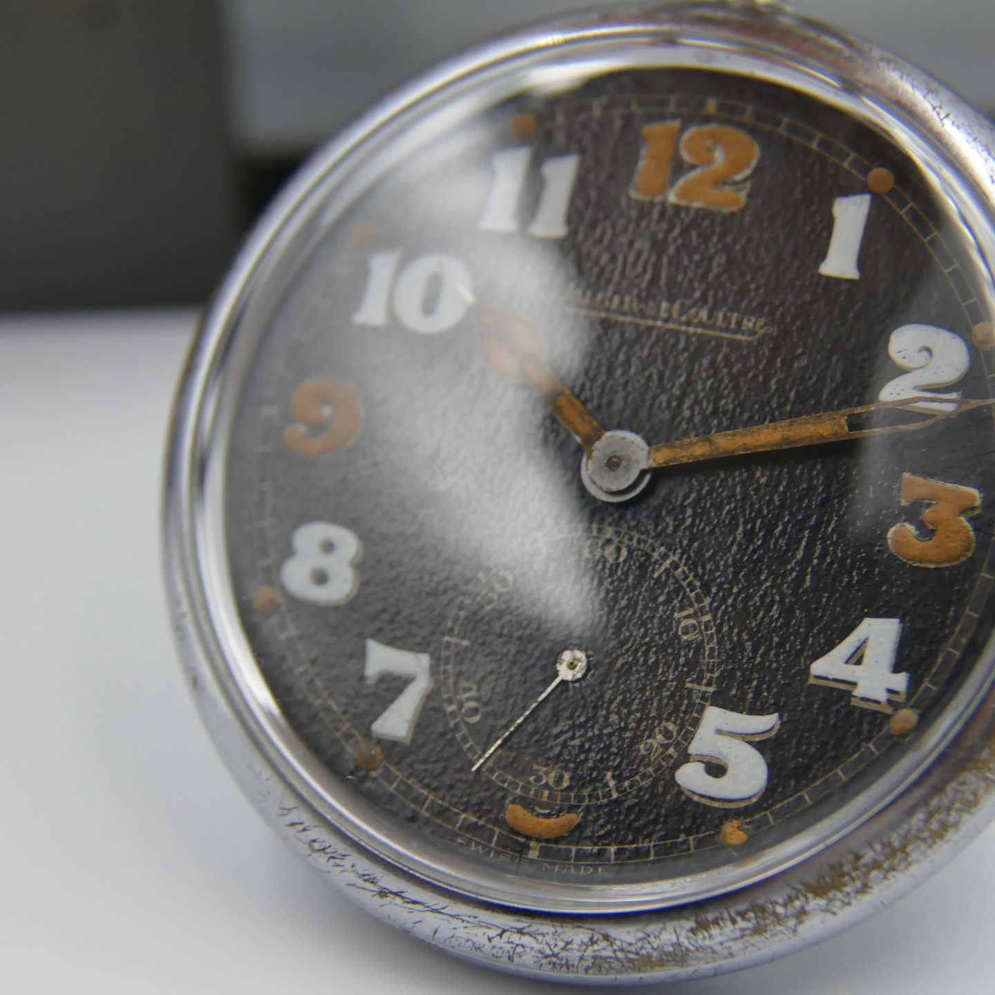 Jaeger-LeCoultre Vintage 40's vintage pocket watch WW2 Jaeger-LeCoultre British military cal 467 G.S.T.P. - (2/8)