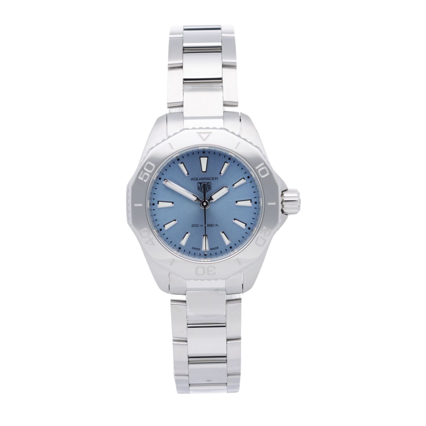 TAG Heuer Aquaracer Lady WBP1415.BA0622 (2024) - Blue dial 30 mm Steel case (1/7)