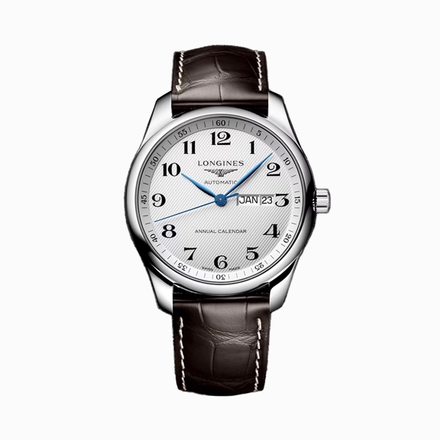 Longines Master Collection L2.920.4.78.3 (2025) - Zilver wijzerplaat 42mm Staal (1/1)