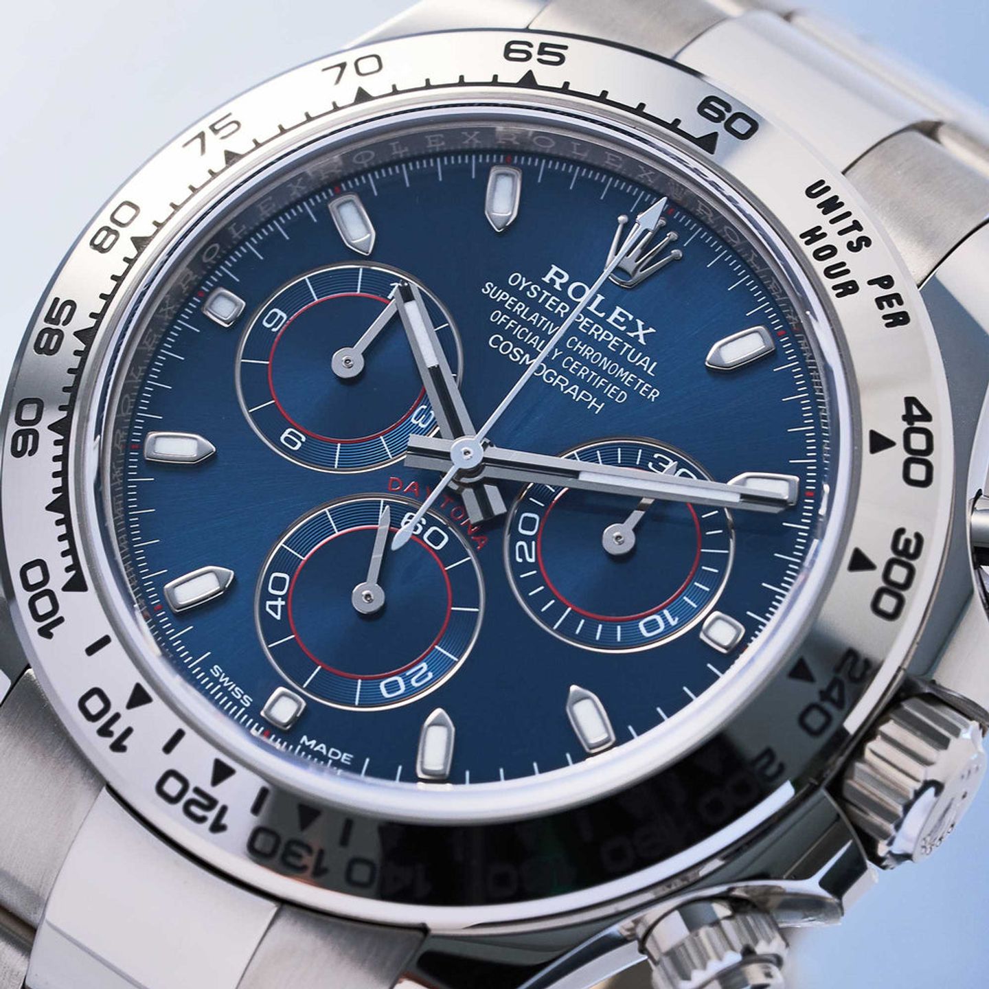 Rolex Daytona 116509 (2021) - Blue dial 40 mm White Gold case (2/8)