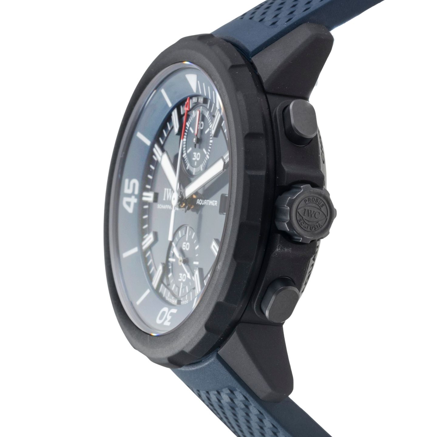 IWC Aquatimer Chronograph IW379507 (2019) - Blauw wijzerplaat 45mm Staal (6/8)