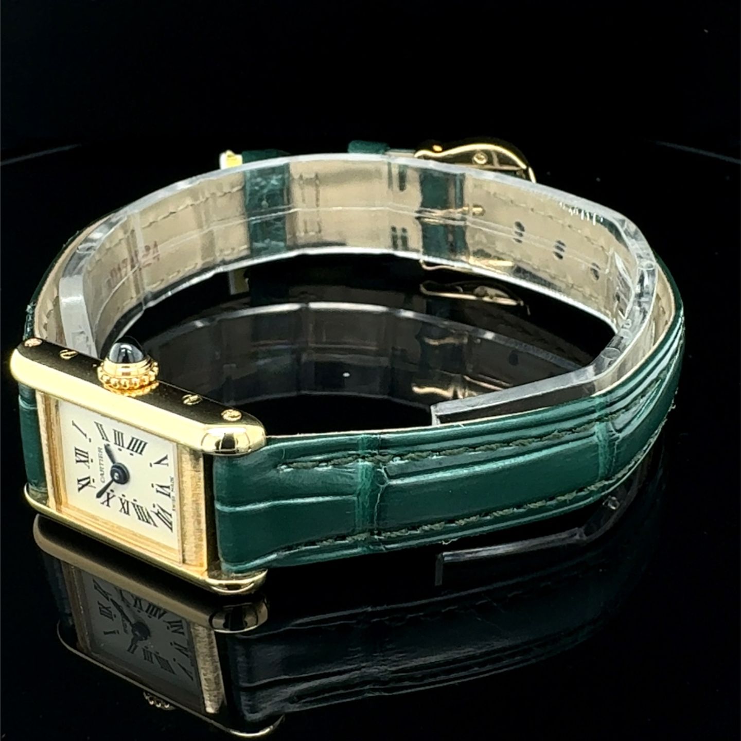 Cartier Tank Louis Cartier 828001 (1992) - 15mm Geelgoud (4/8)