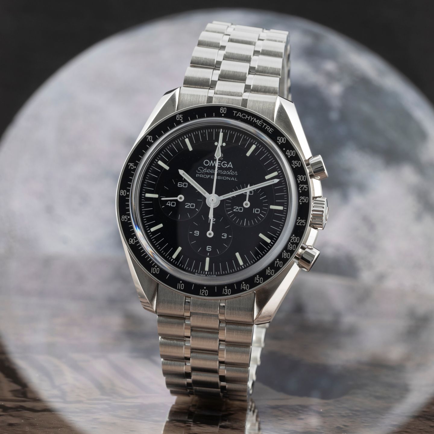 Omega Speedmaster Professional Moonwatch 310.30.42.50.01.002 (Unknown (random serial)) - Black dial 42 mm Steel case (1/8)