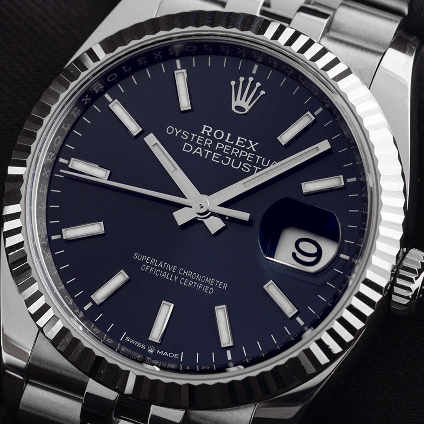Rolex Datejust 36 126234 (2025) - Blauw wijzerplaat 36mm Staal (3/7)