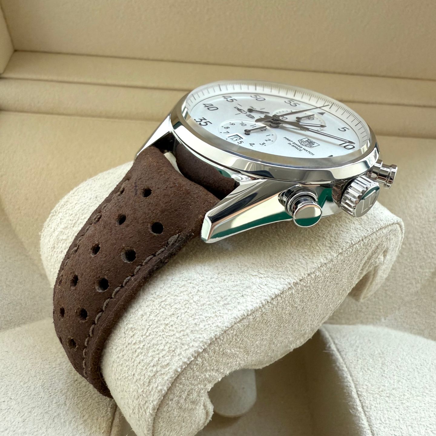 TAG Heuer Carrera Calibre 1887 CAR2015.FC6321 (2013) - Silver dial 43 mm Steel case (13/34)