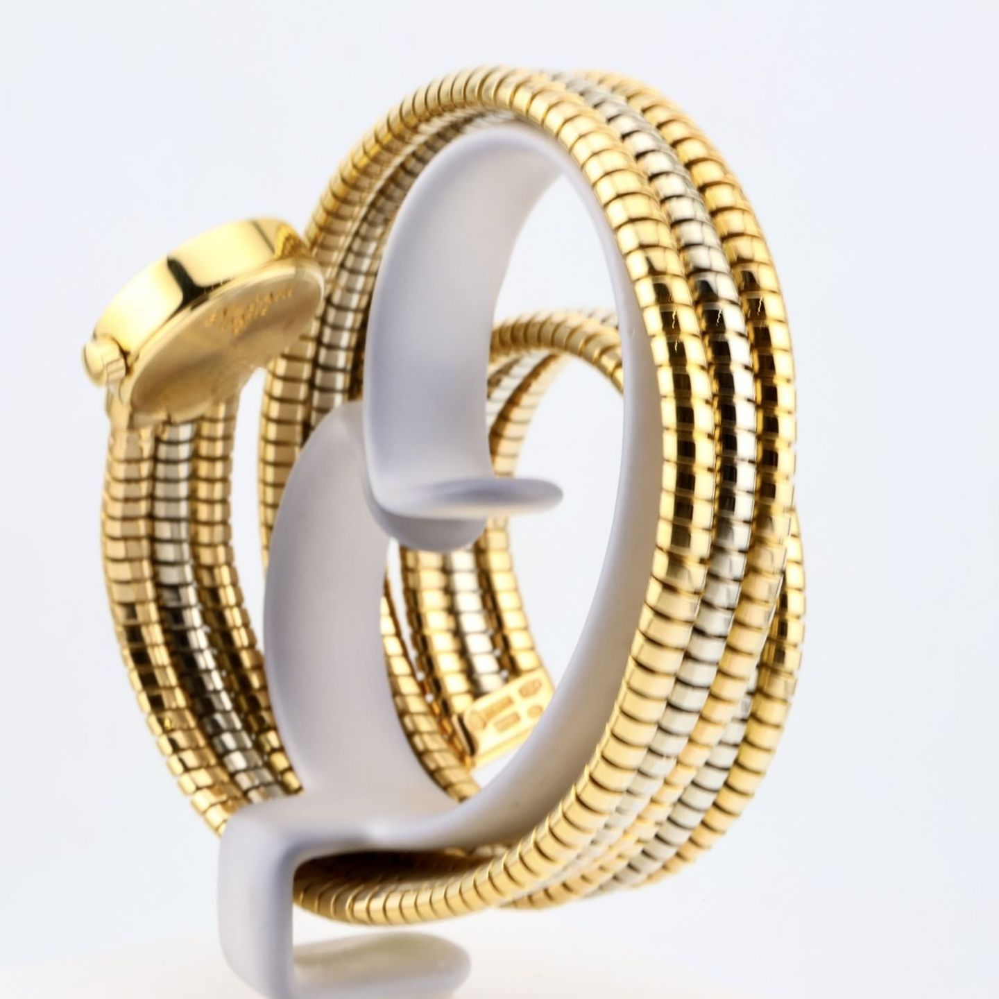 Bulgari Serpenti BB 19 1T (Unknown (random serial)) - Black dial 19 mm Yellow Gold case (5/6)