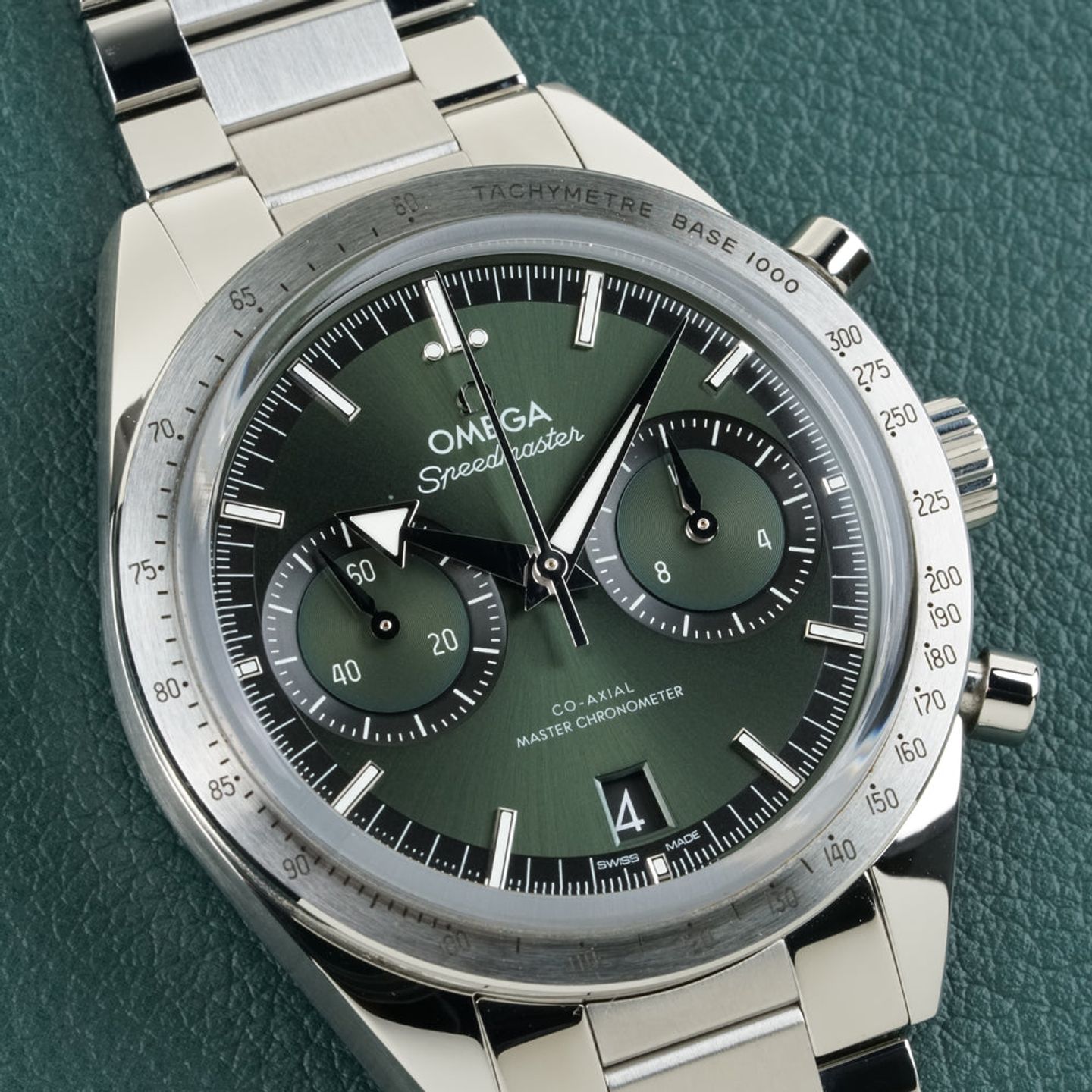 Omega Speedmaster '57 332.10.41.51.10.001 (2022) - Groen wijzerplaat 41mm Staal (3/8)