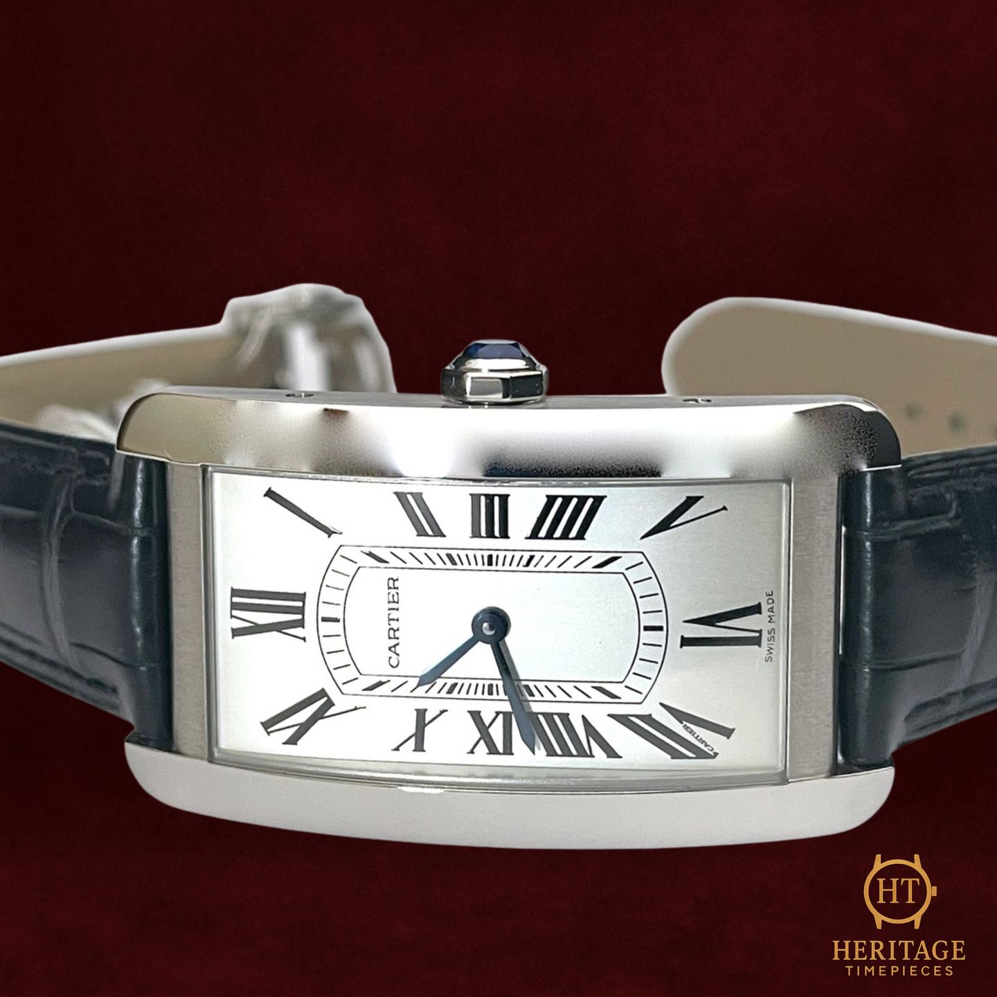 Cartier Tank Américaine WSTA0083 (2026) - Silver dial 24 mm Steel case (4/7)