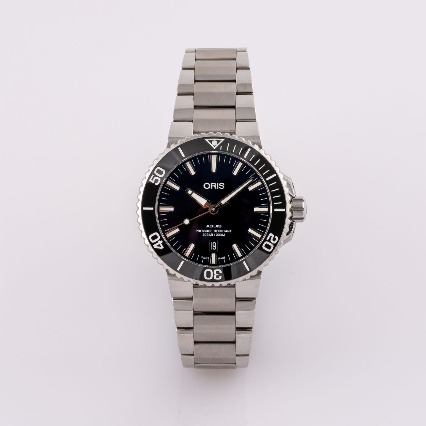 Oris Aquis Date 01 733 7730 4135-07 8 24 05PEB (Unknown (random serial)) - Blue dial 44 mm Steel case (7/7)