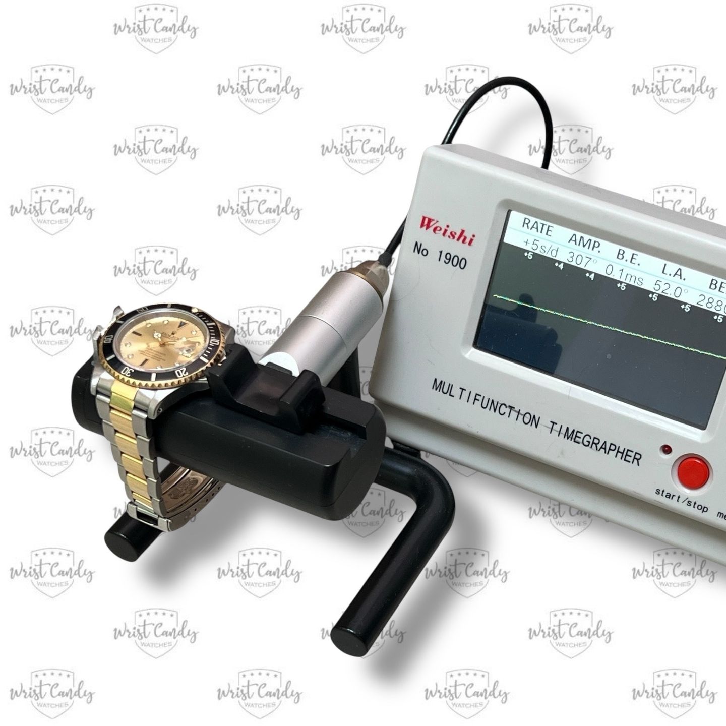 Rolex Submariner Date 16613LN (1998) - Black dial 40 mm Gold/Steel case (7/8)