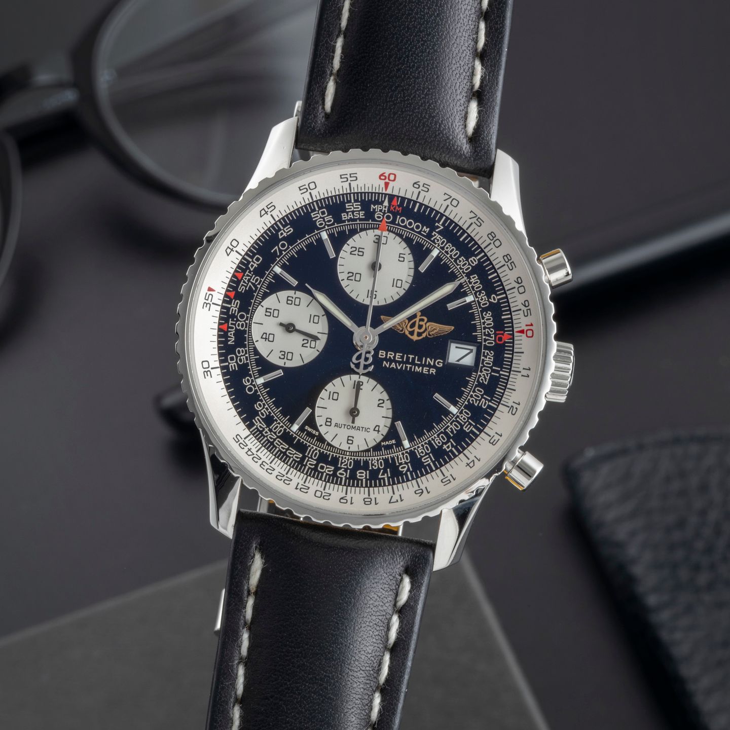 Breitling Old Navitimer A13322 (2002) - 41mm Staal (3/8)