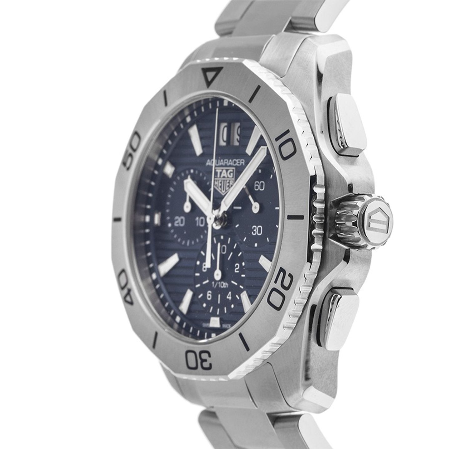TAG Heuer Aquaracer CBP1113.BA0627 (2025) - Blue dial 40 mm Steel case (4/7)