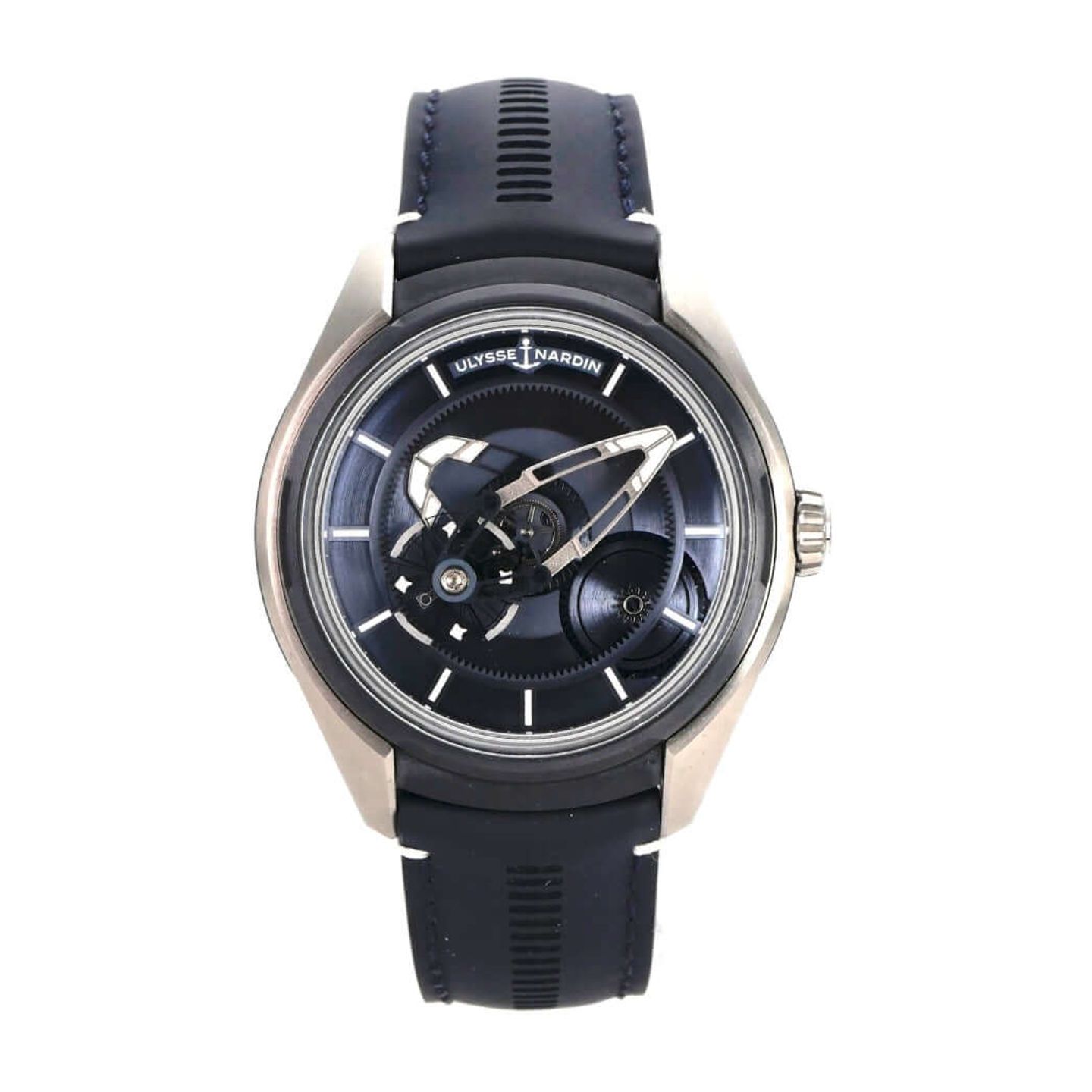 Ulysse Nardin Maxi Marine Diver 260-32-3A (2022) - Blue dial 43 mm White Gold case (2/8)