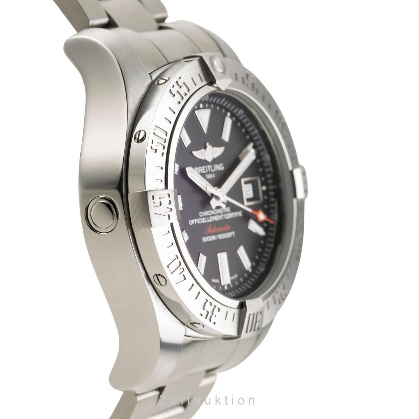 Breitling Avenger II Seawolf A17331101B1A1 (Unknown (random serial)) - Black dial 45 mm Steel case (6/8)