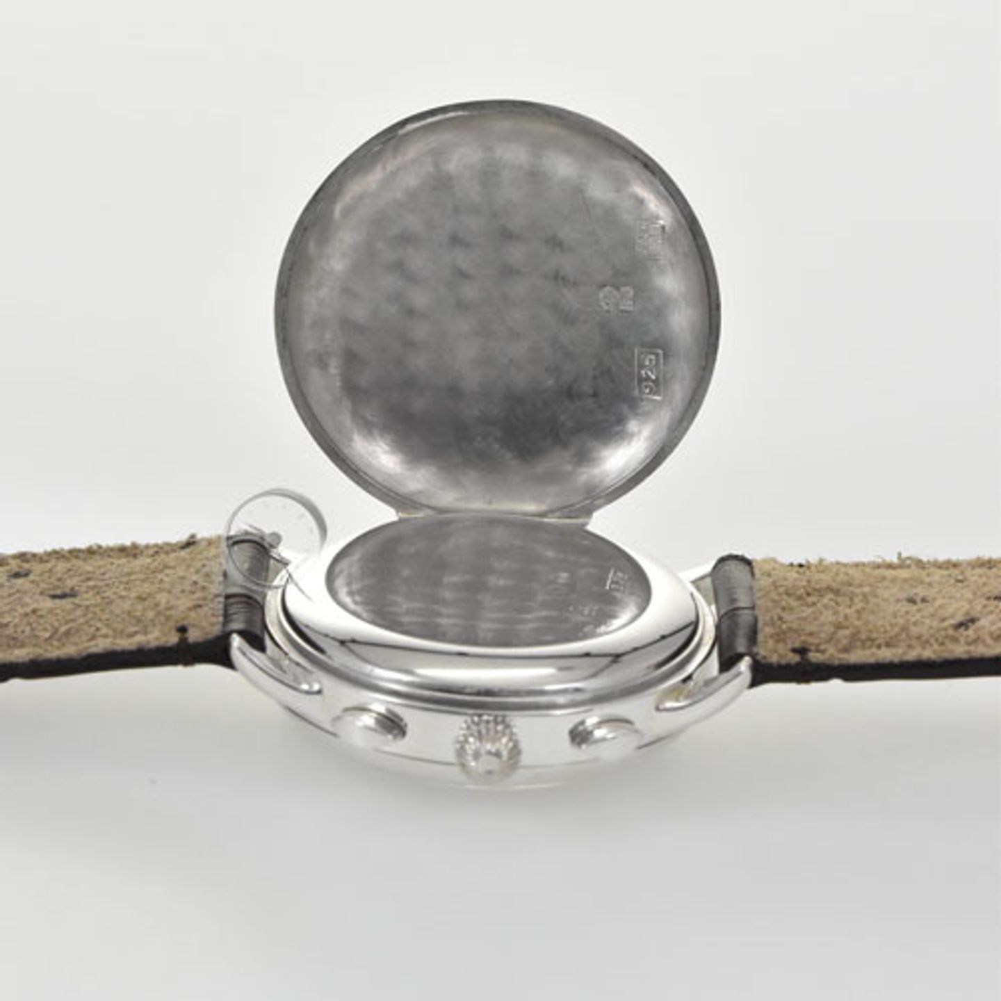 Philippe Du Bois et Fils Collection Moonphase Musee Unknown (1910) - White dial 38 mm Steel case (4/7)