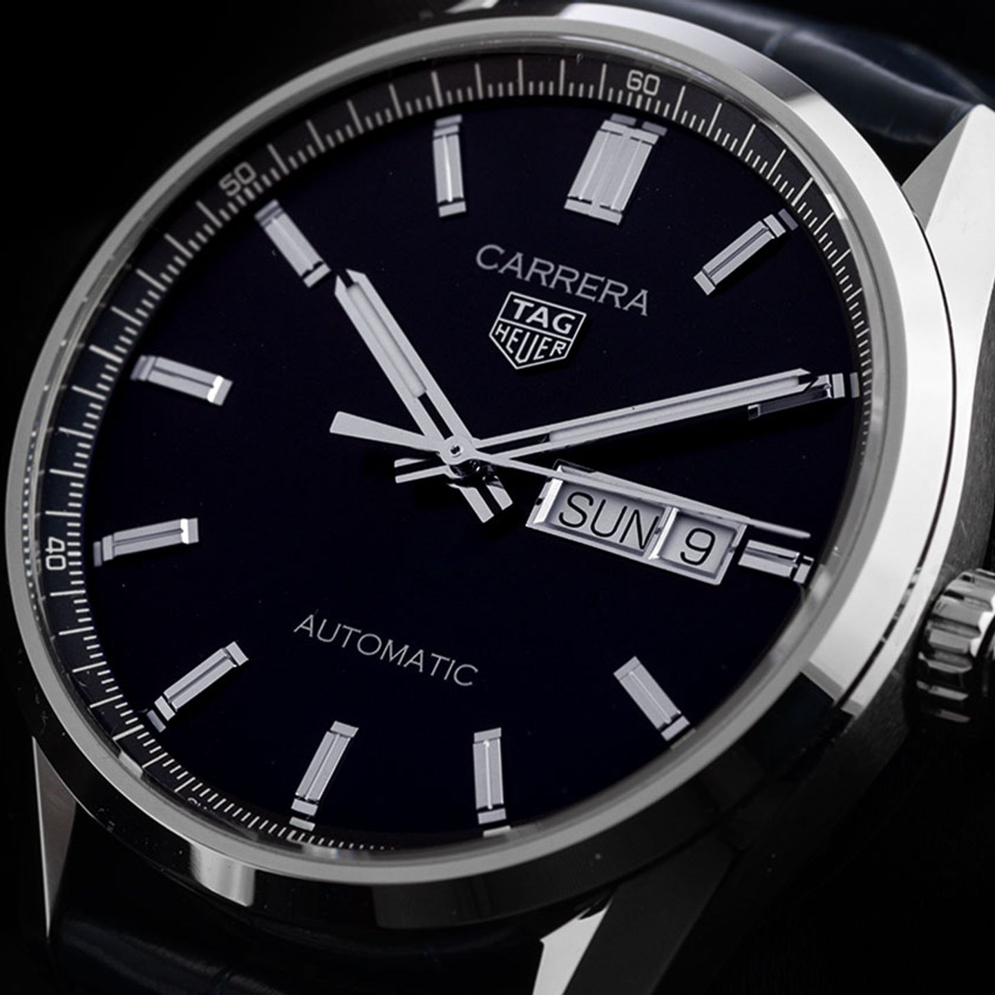 TAG Heuer Carrera Calibre 5 WBN2012.FC6502 (2024) - Blue dial 41 mm Steel case (3/7)