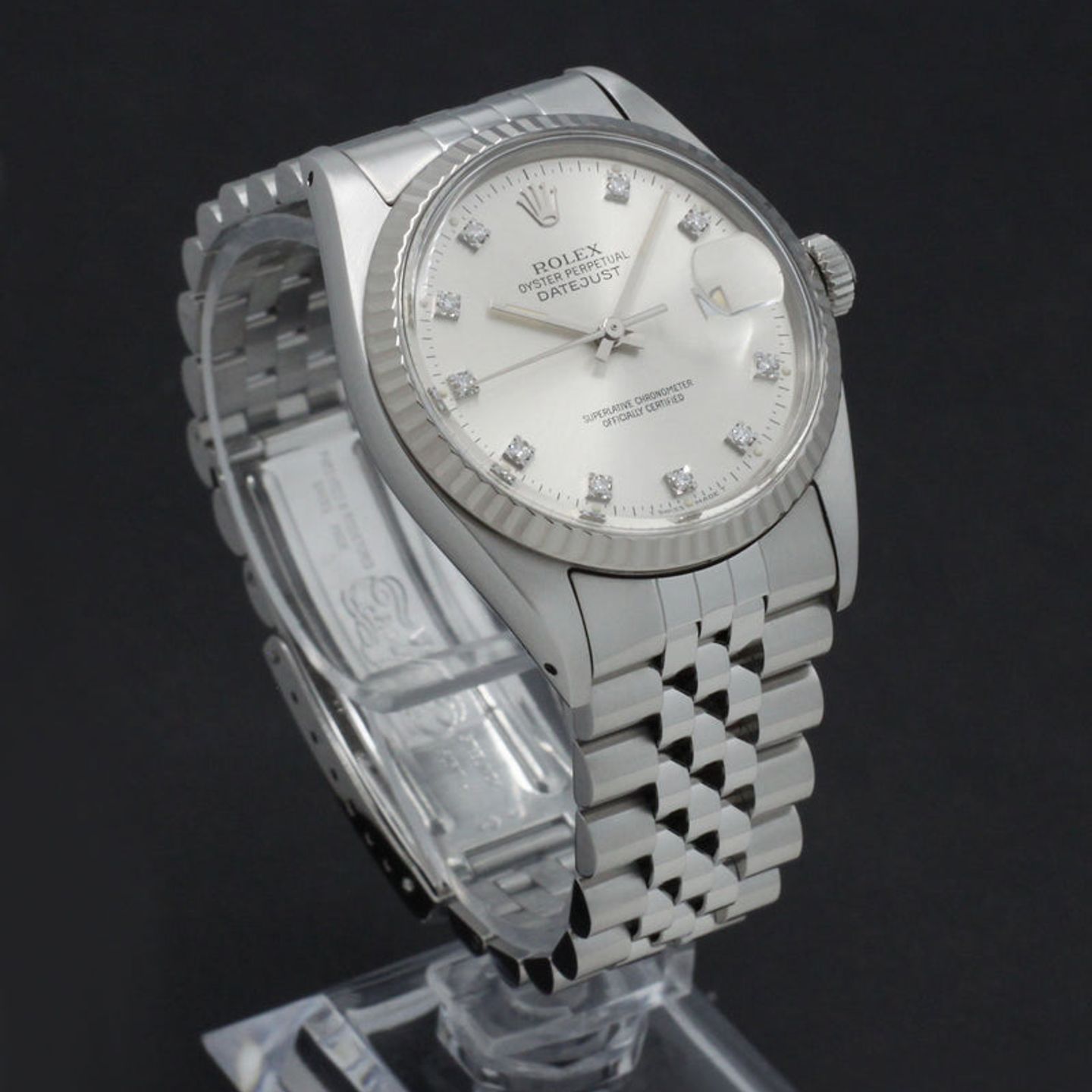 Rolex Datejust 36 16014 (1985) - Zilver wijzerplaat 36mm Staal (4/7)