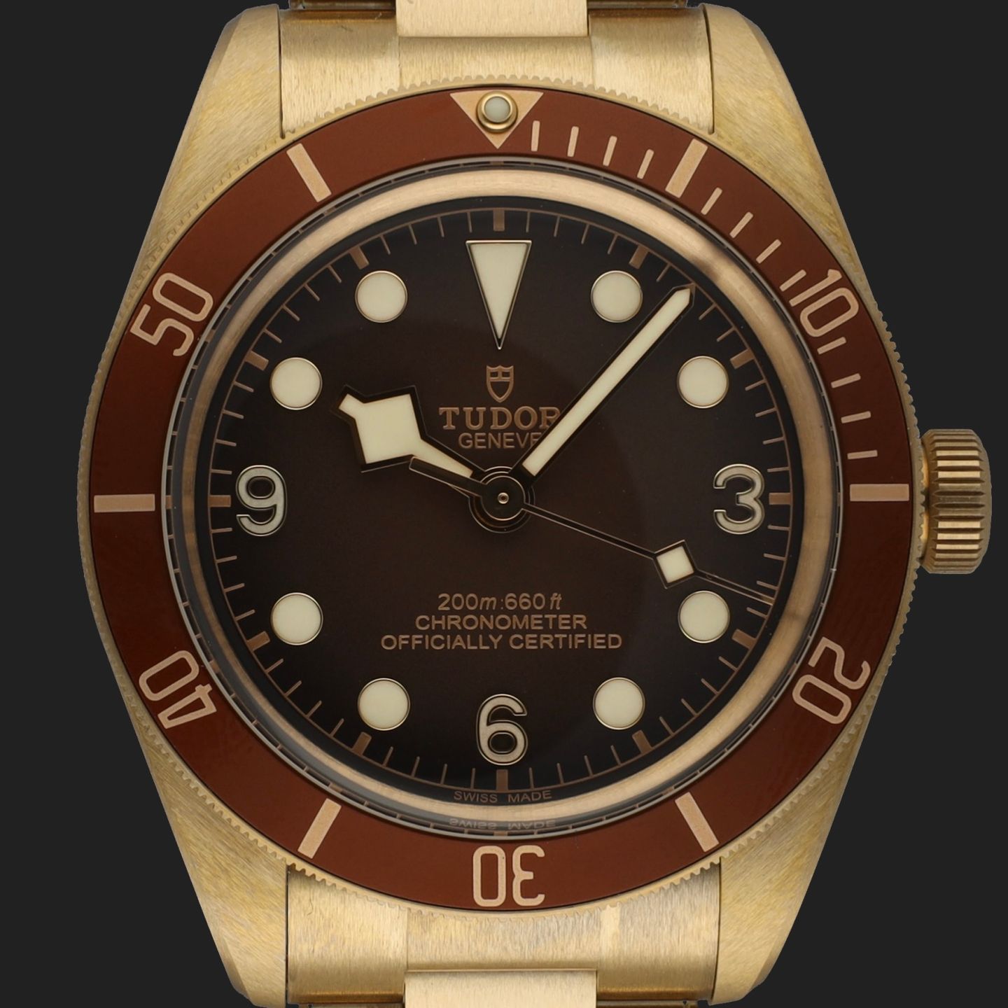 Tudor Black Bay Bronze 79012M (2022) - Bruin wijzerplaat 39mm Brons (2/8)