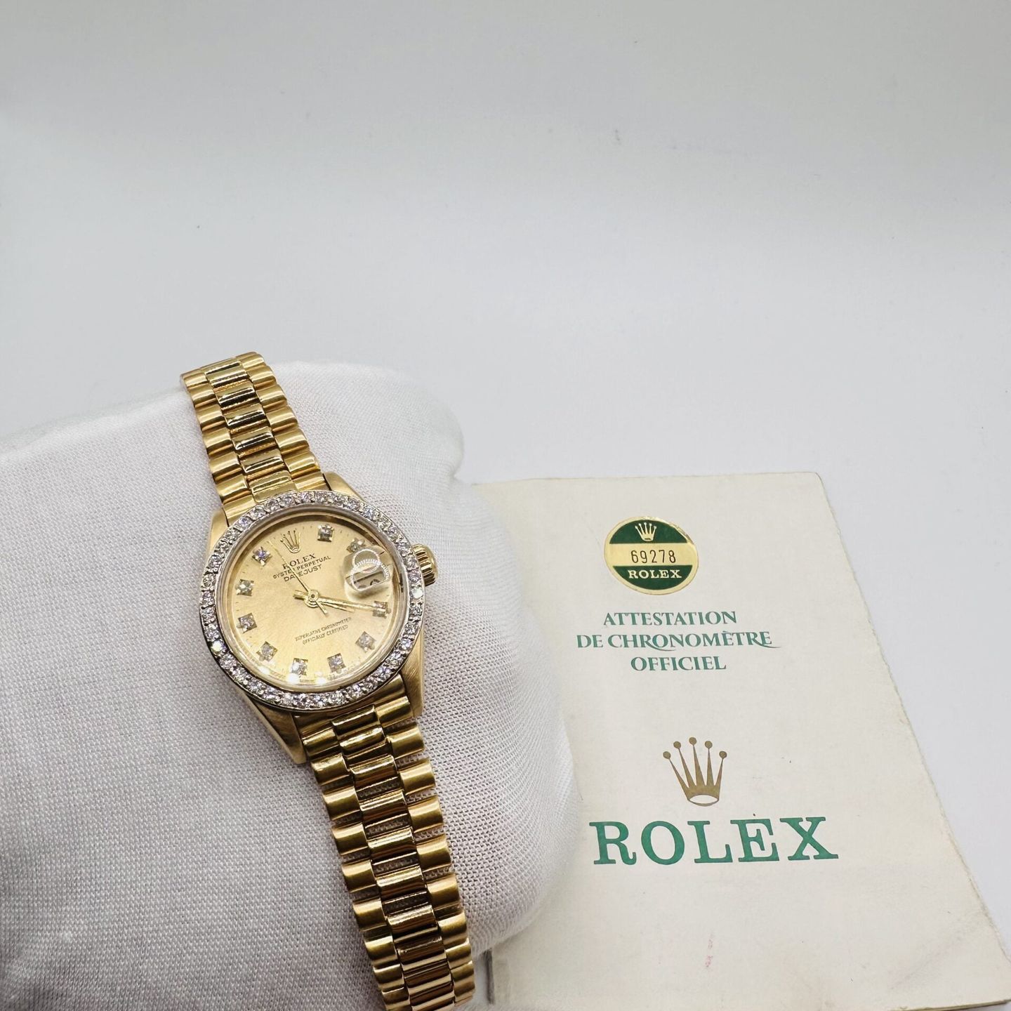 Rolex Lady-Datejust 69278 (1986) - 26 mm Yellow Gold case (2/4)