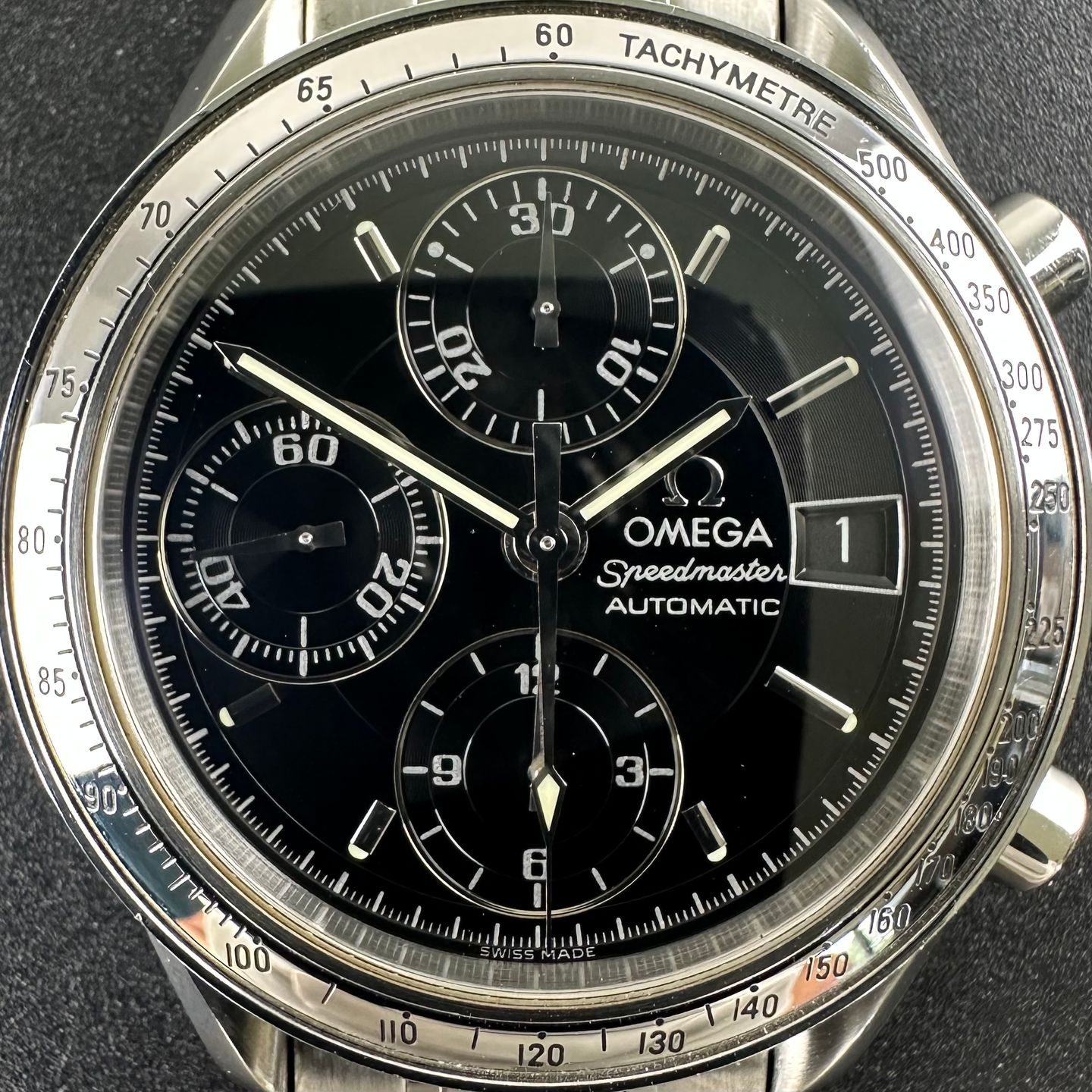 Omega Speedmaster 3513.50 (1998) - Black dial 39 mm Steel case (8/8)