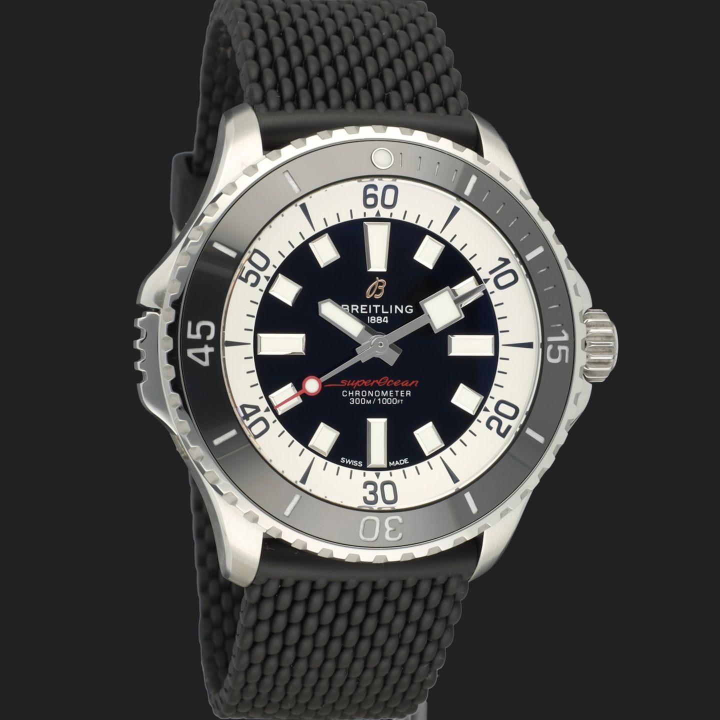 Breitling Superocean 46 A17378 (Unknown (random serial)) - Black dial 46 mm Steel case (4/8)