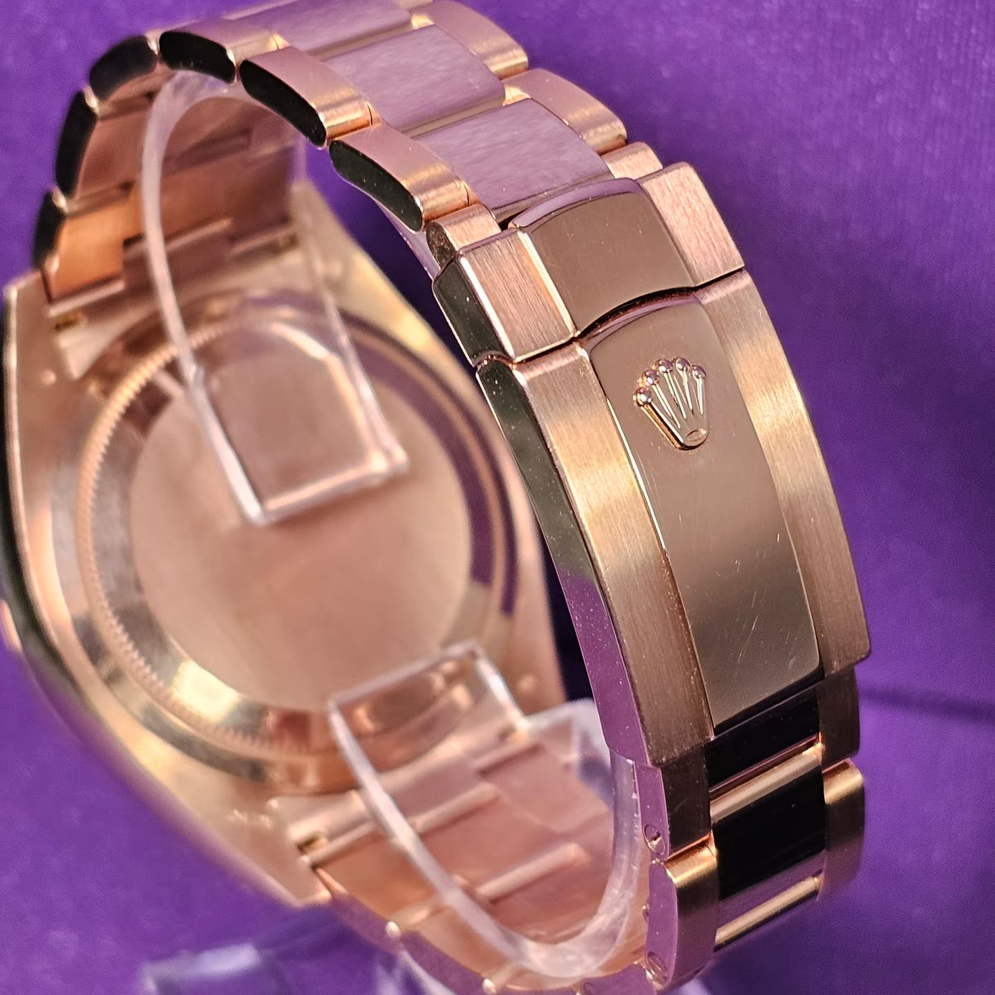 Rolex Sky-Dweller 326935 (2021) - Grey dial 42 mm Rose Gold case (3/4)