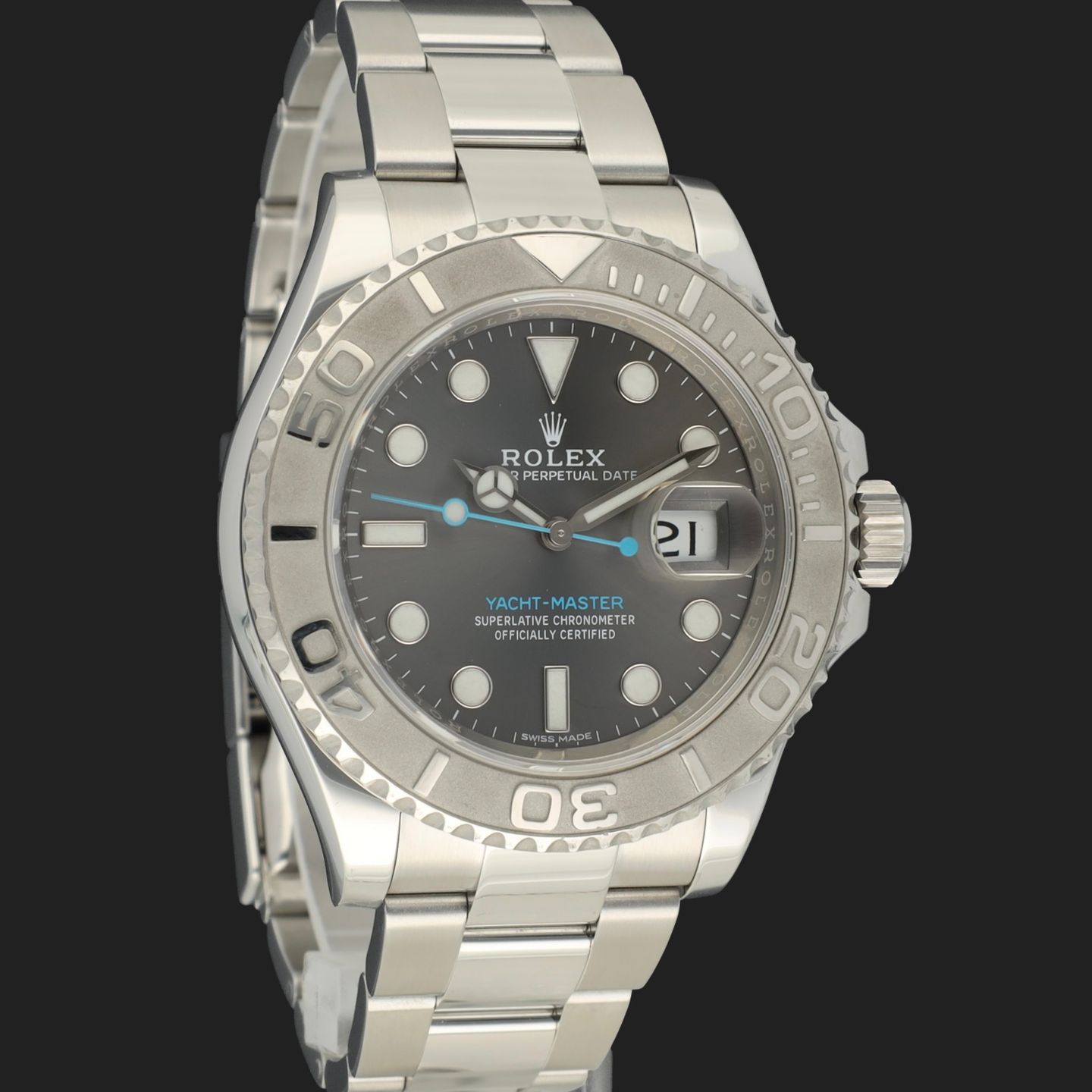 Rolex Yacht-Master 40 116622 (2019) - Grey dial 40 mm Steel case (4/8)