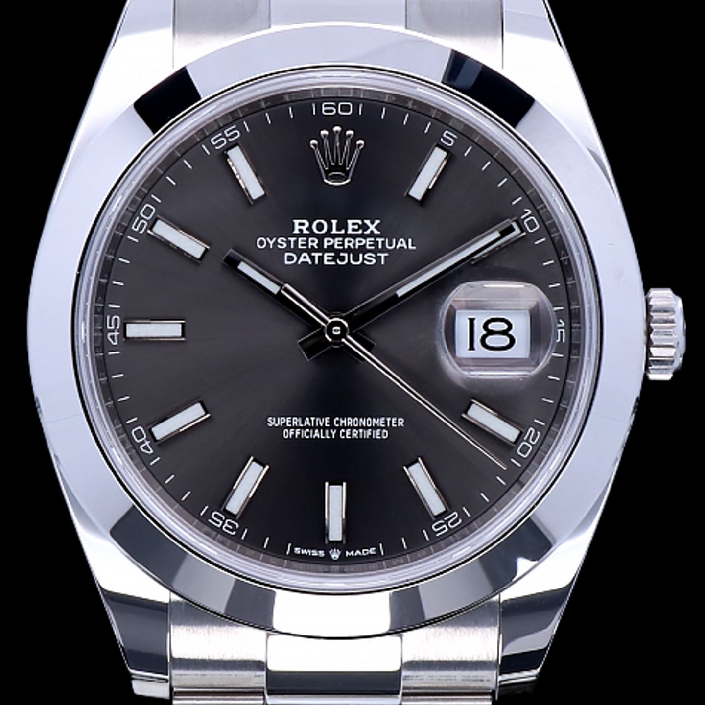 Rolex Datejust 41 126300 (2022) - Grey dial 41 mm Steel case (6/8)