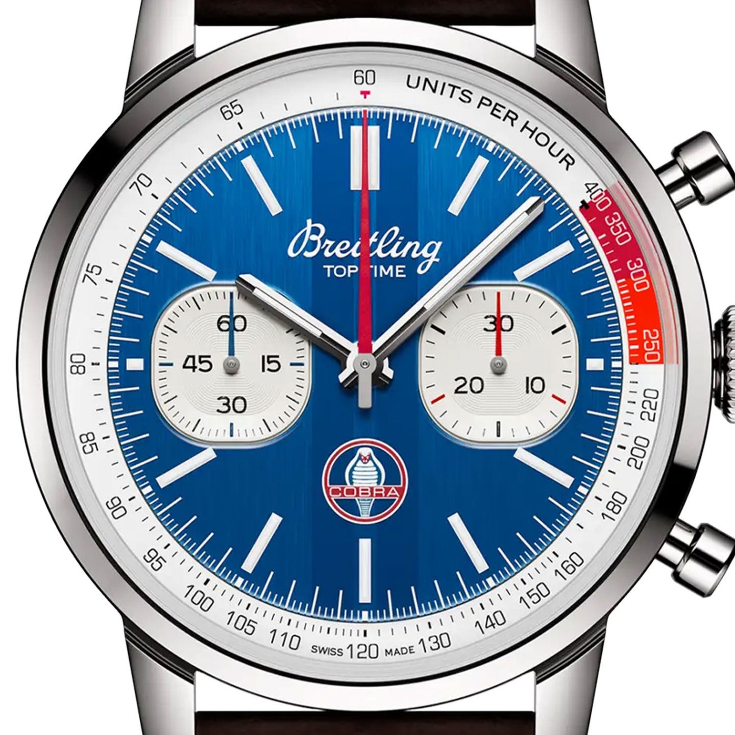 Breitling Top Time AB01763A1C1X1 (Unknown (random serial)) - Blue dial 41 mm Steel case (2/4)