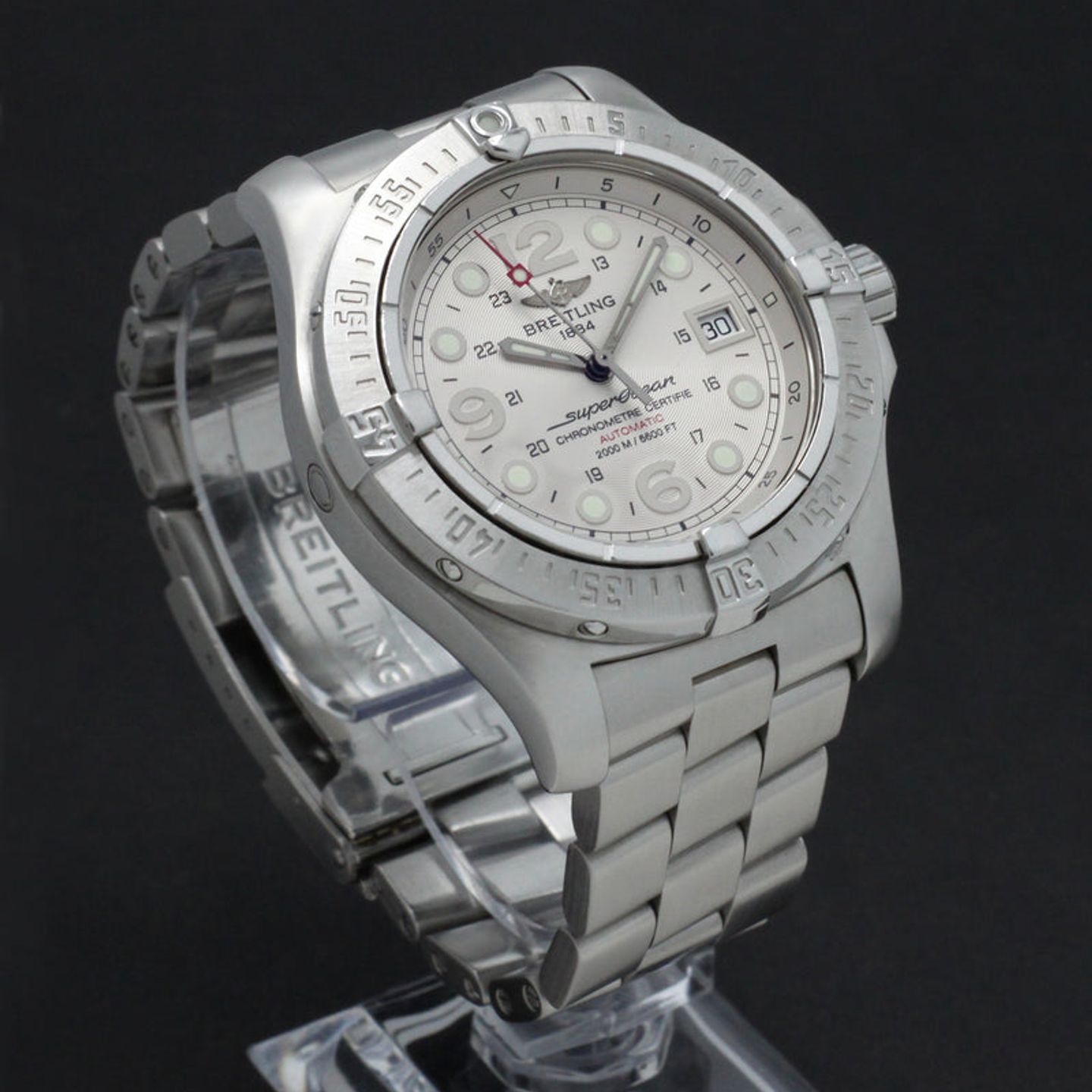 Breitling Superocean Steelfish A17390 (2007) - Silver dial 44 mm Steel case (4/7)