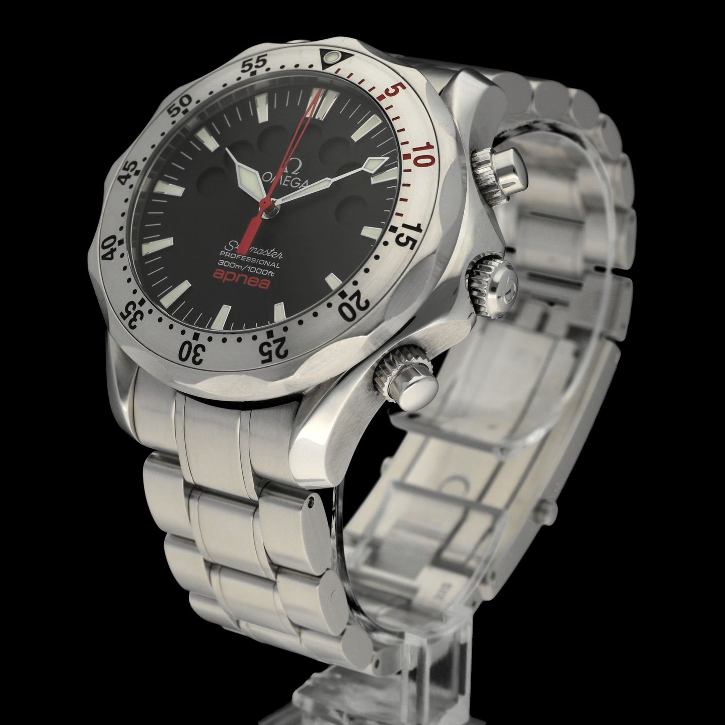 Omega Seamaster Diver 300 M 2595.50.00 (2011) - Black dial 42 mm Steel case (5/8)