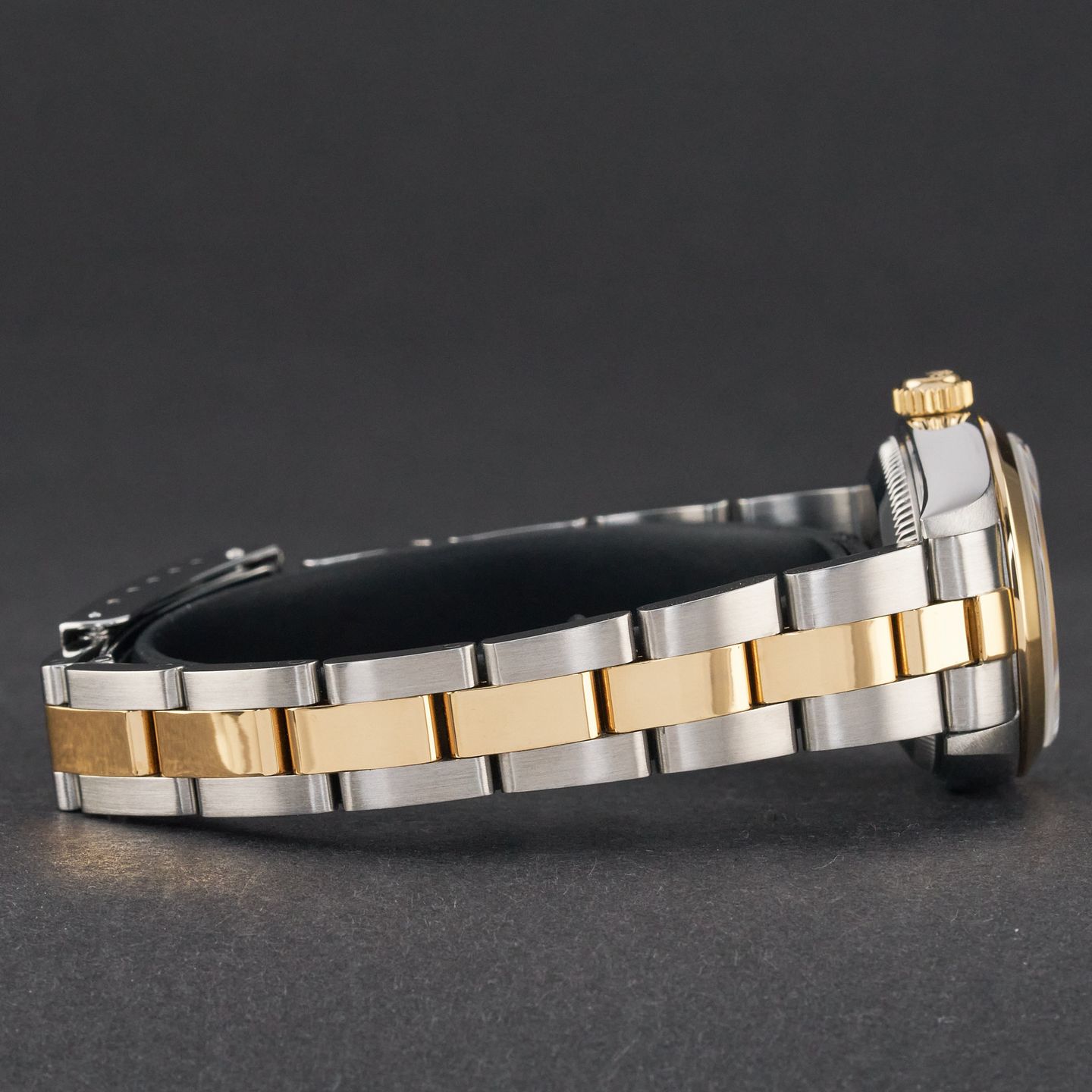 Rolex Lady-Datejust 79163 (2000) - Grey dial 26 mm Gold/Steel case (6/8)