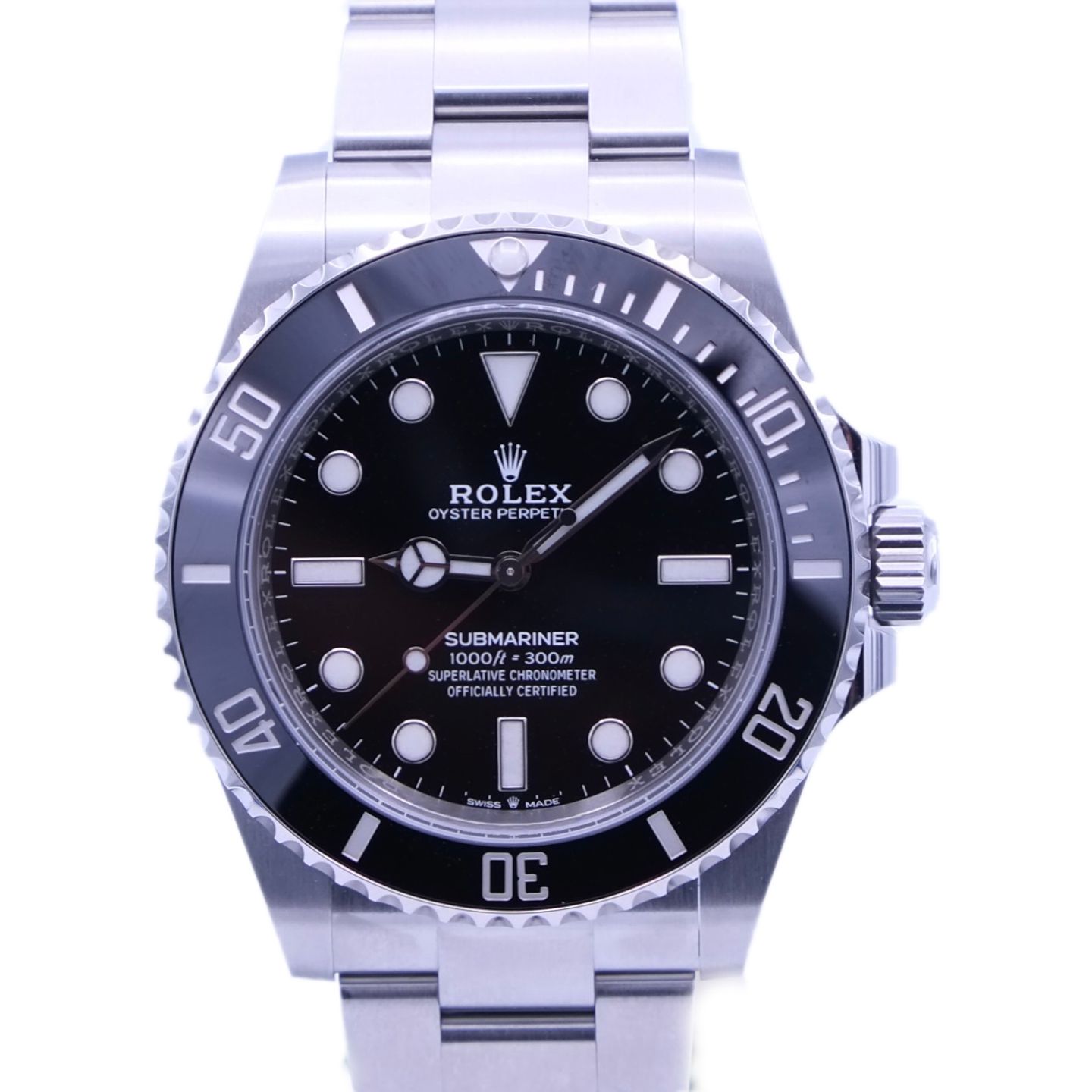 Rolex Submariner No Date 124060 (2024) - Zwart wijzerplaat 41mm Staal (1/6)